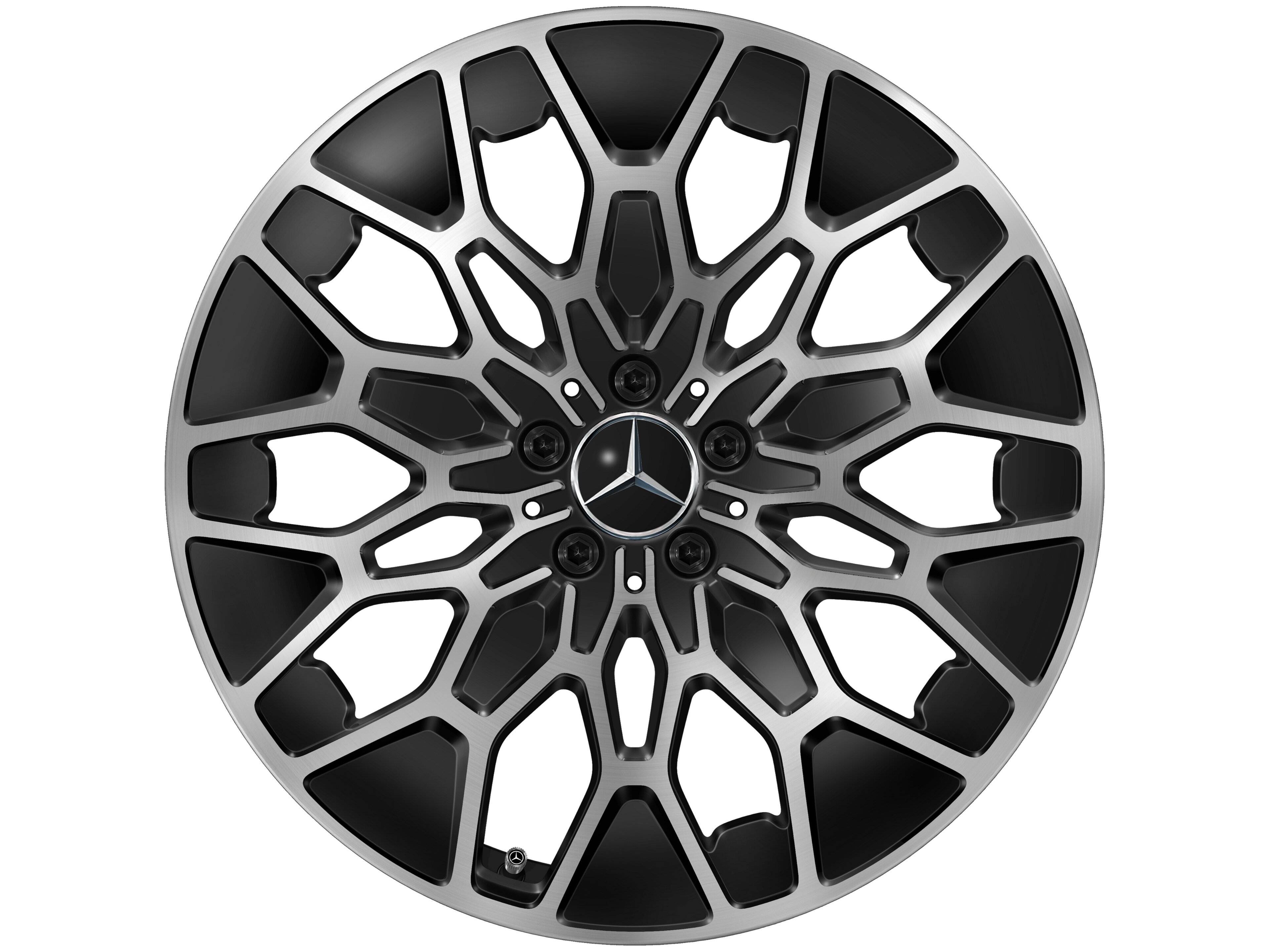 10-Y-spoke wheel, Aero, 50.8 cm (20-inch) - 8 J x 20 ET 32,7, black, high-sheen