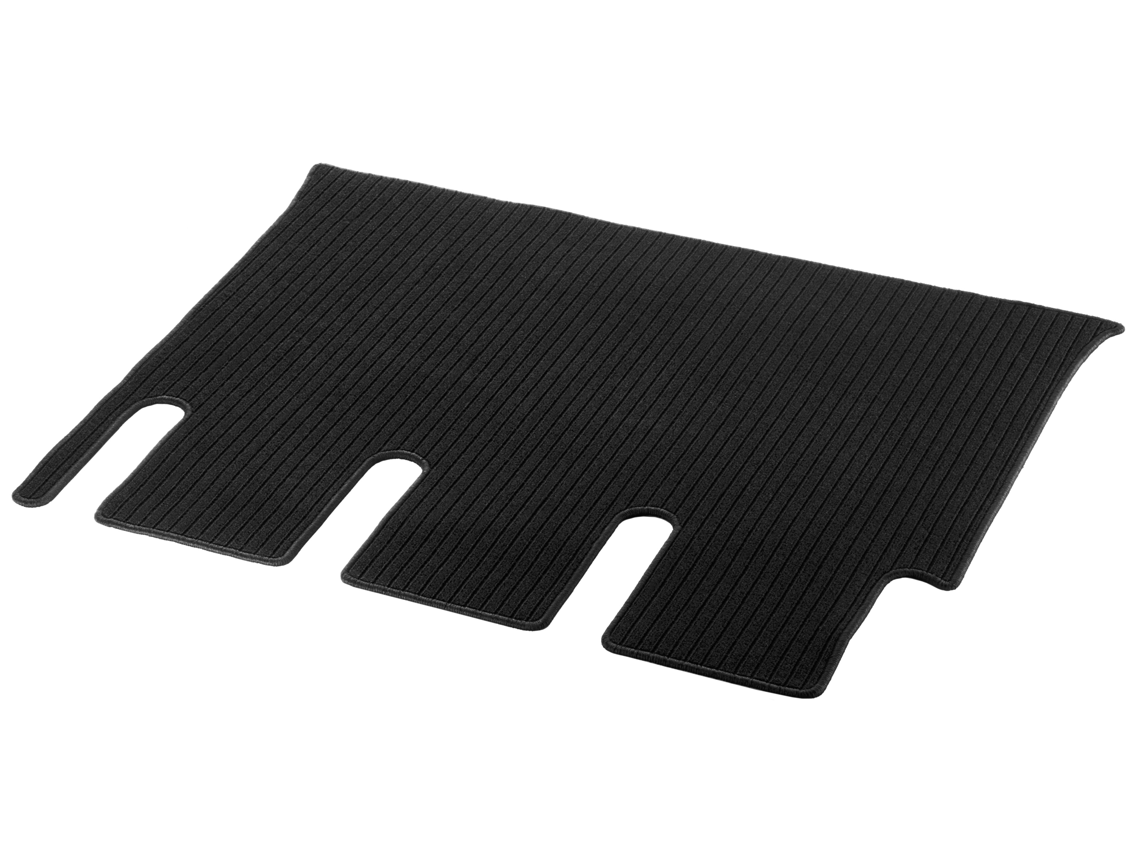Rep mats, Luggage compartment, with seat shell, Set of 1, A3, extra-long - LHD/RHD, black