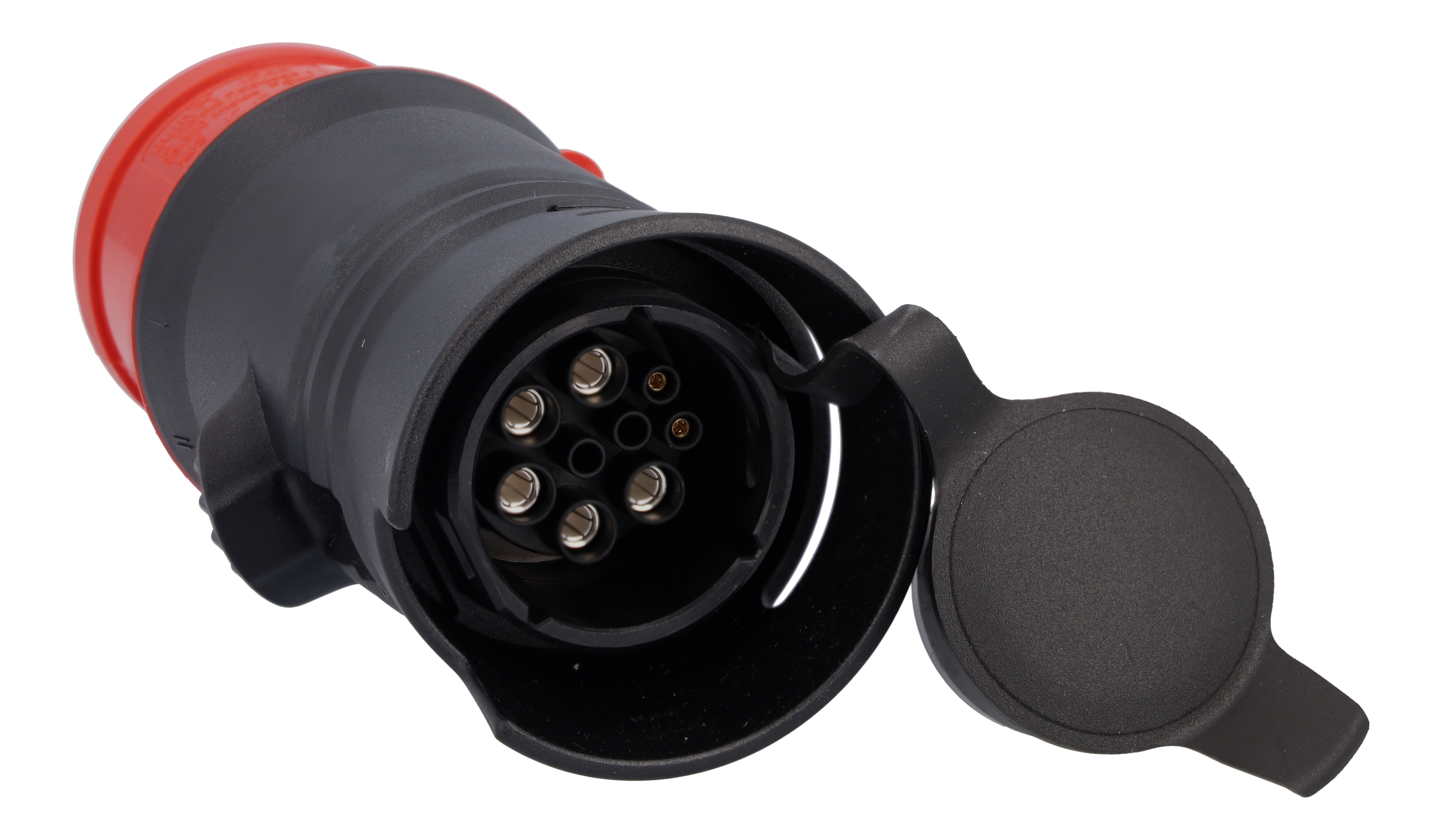Flexibles Ladesystem Pro, Adapter, CEE 16/3-phasig - Kunststoff, schwarz, LL/RL