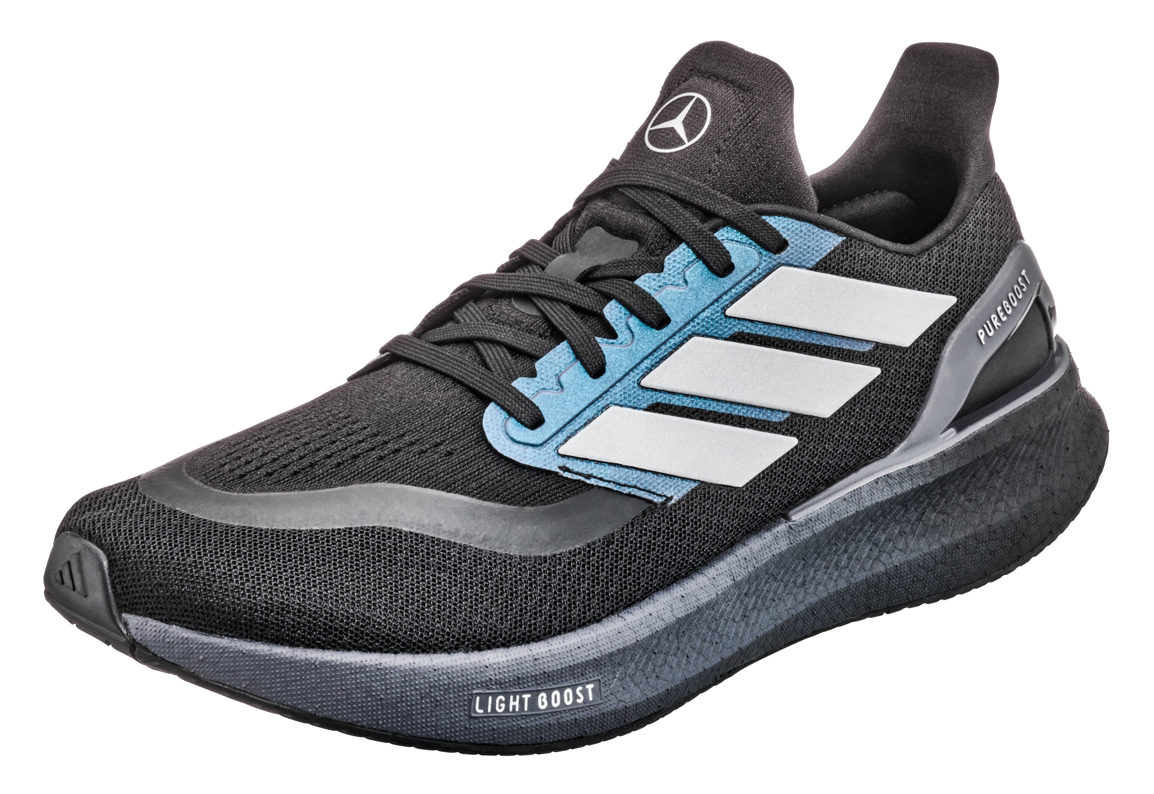 Running shoes, Pureboost 5 - black / dark grey, 6.5, adidas