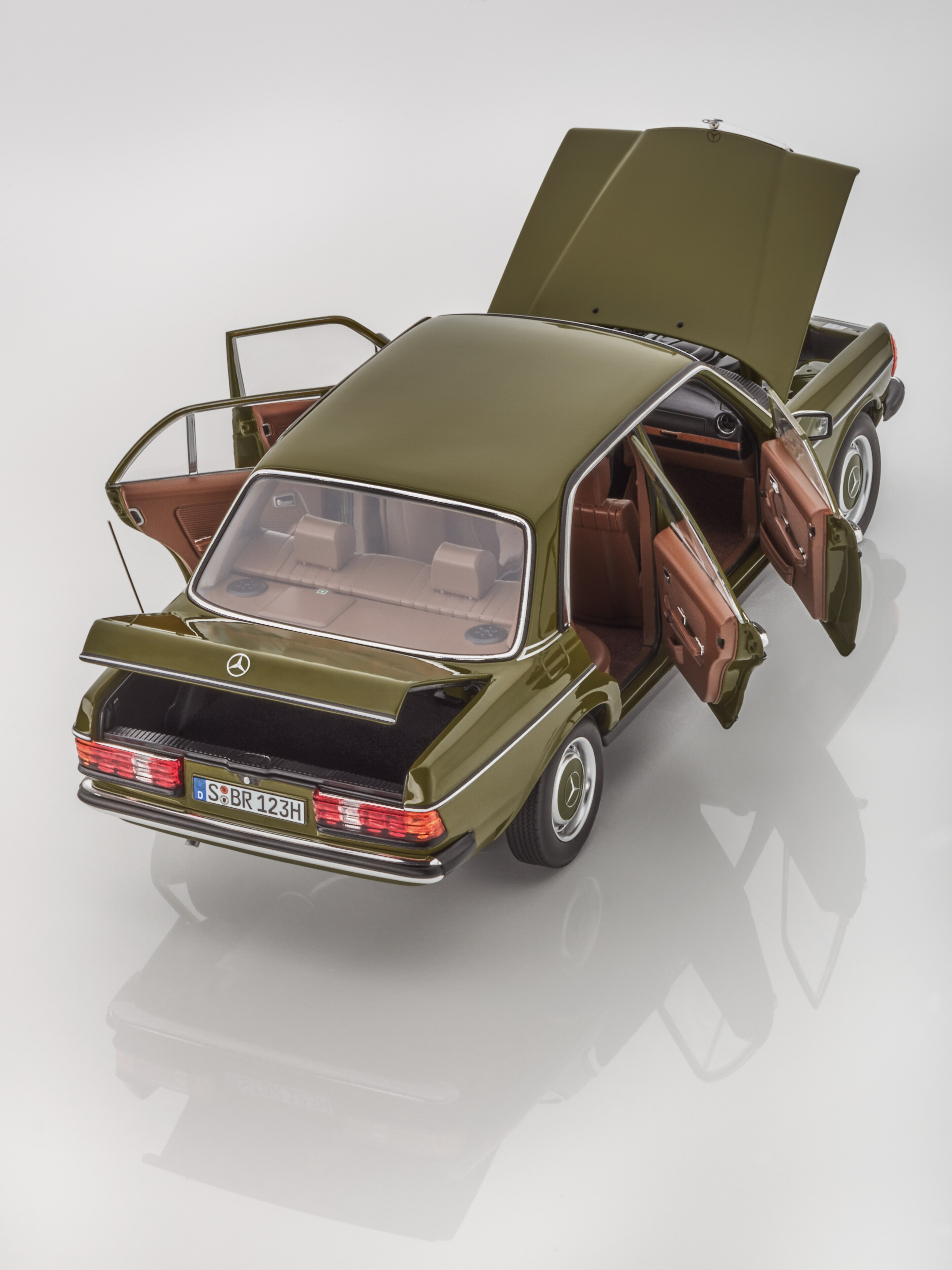 200 W123 (1980-1985) - agavengrün, Norev, 1:18