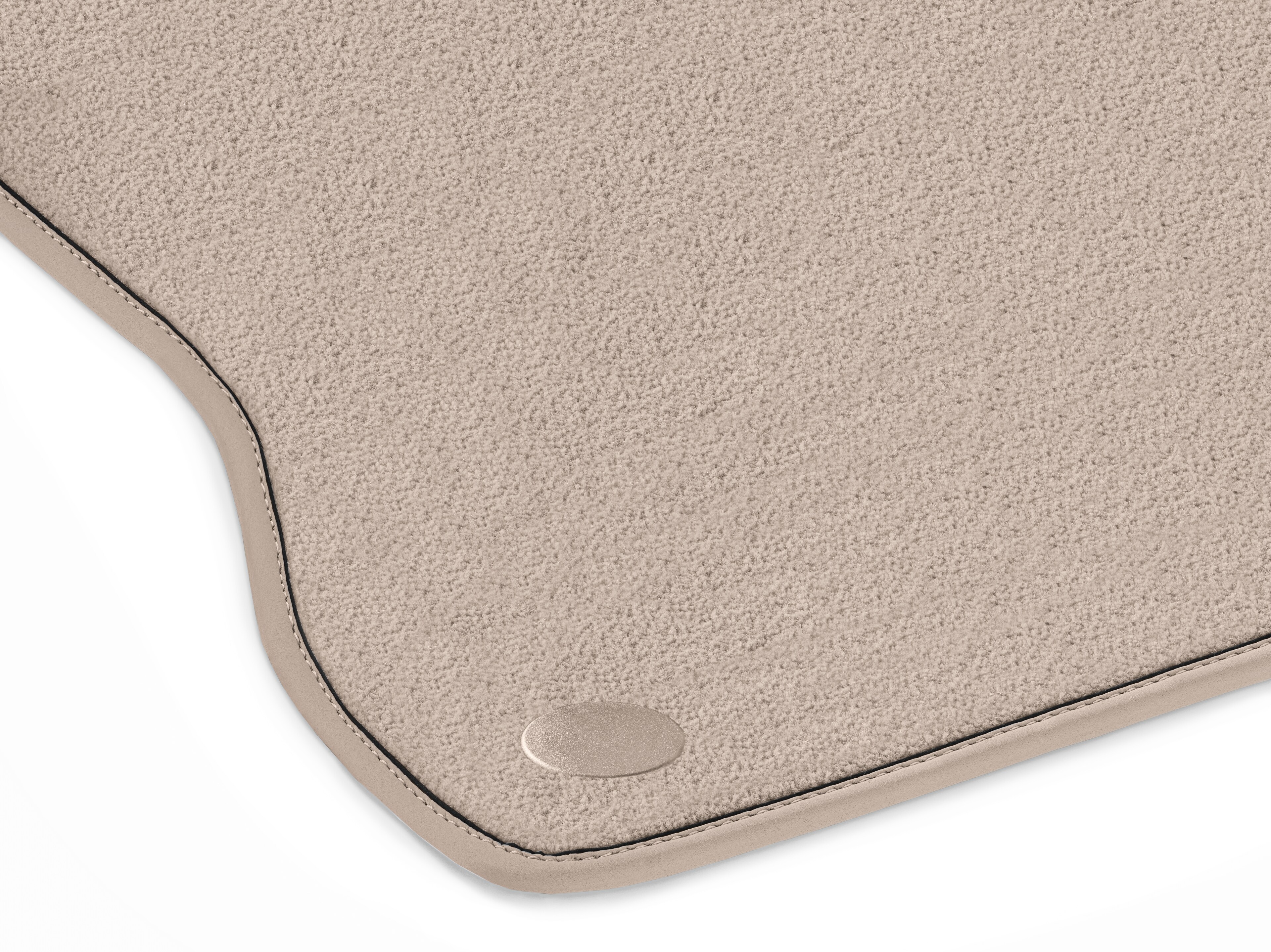 Velour floor mats Set, Set of 4, P34 Exclusive package - RHD, macchiato beige / magma grey