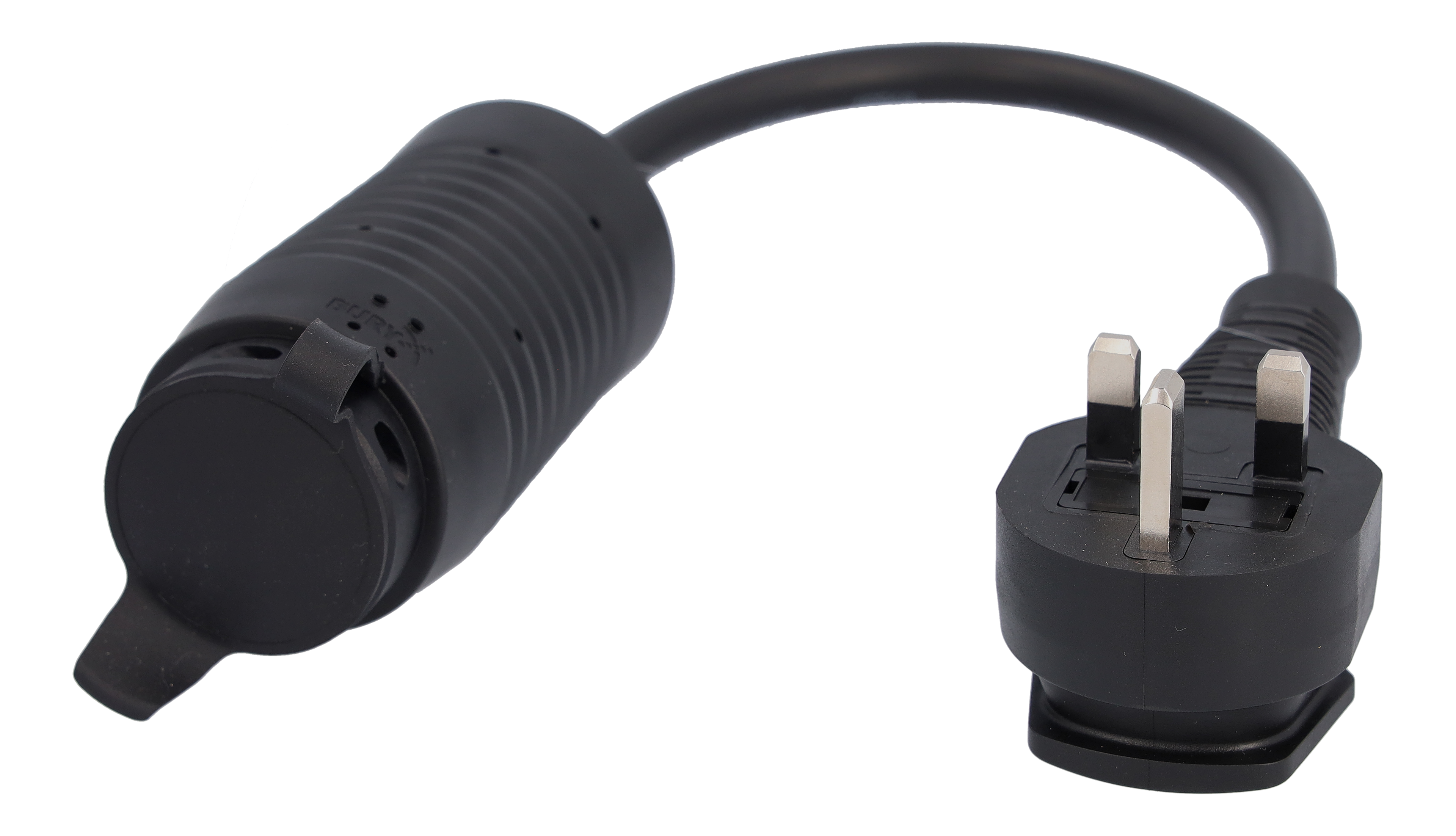 Flexibles Ladesystem Pro, Adapter, Typ G (UK) - Kunststoff, schwarz, LL/RL