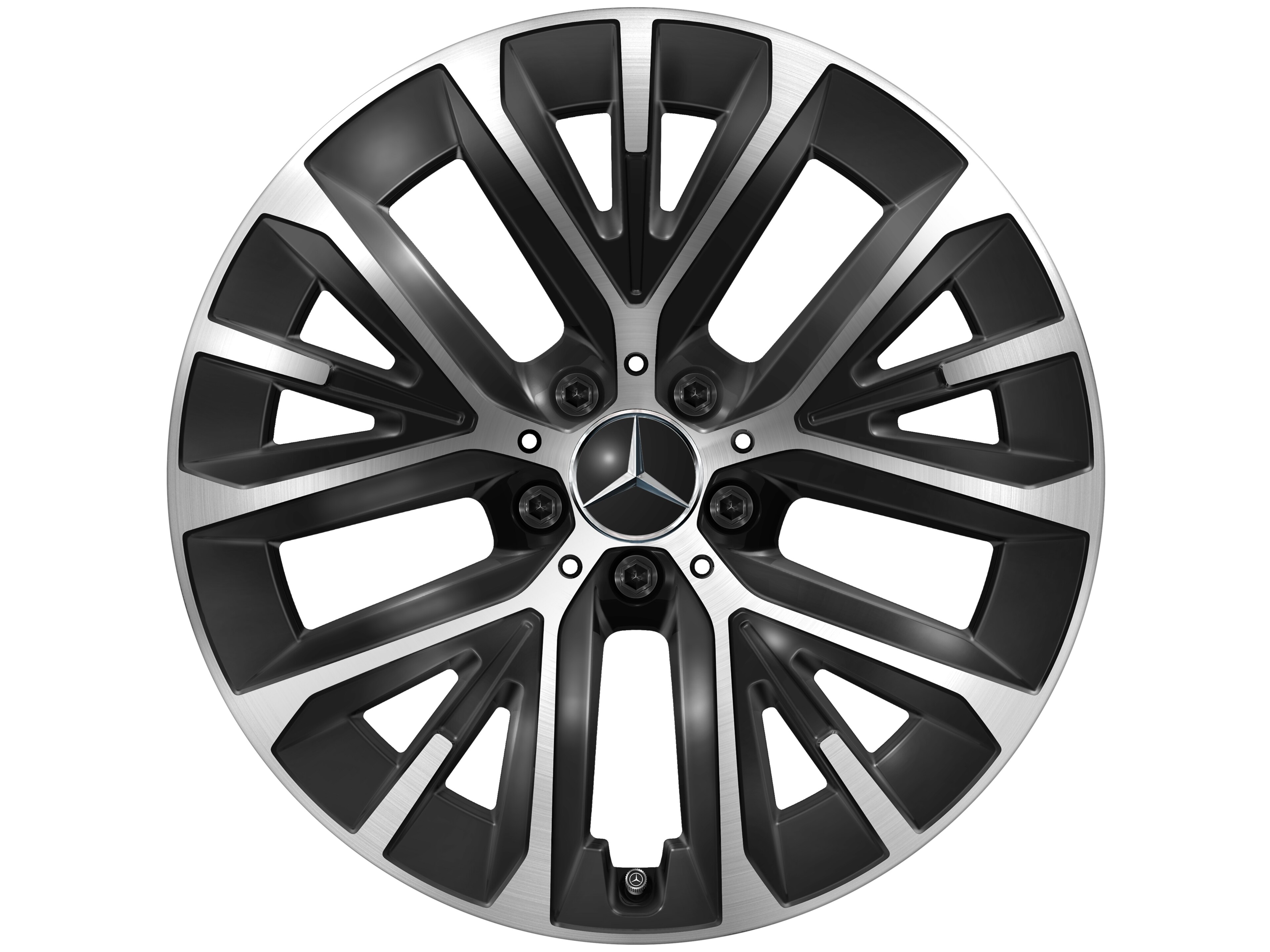 5-Y-spoke wheel, Aero, 48.3 cm (19-inch), High-sheen finish - 8,5 J x 19 ET 30, black, high-sheen