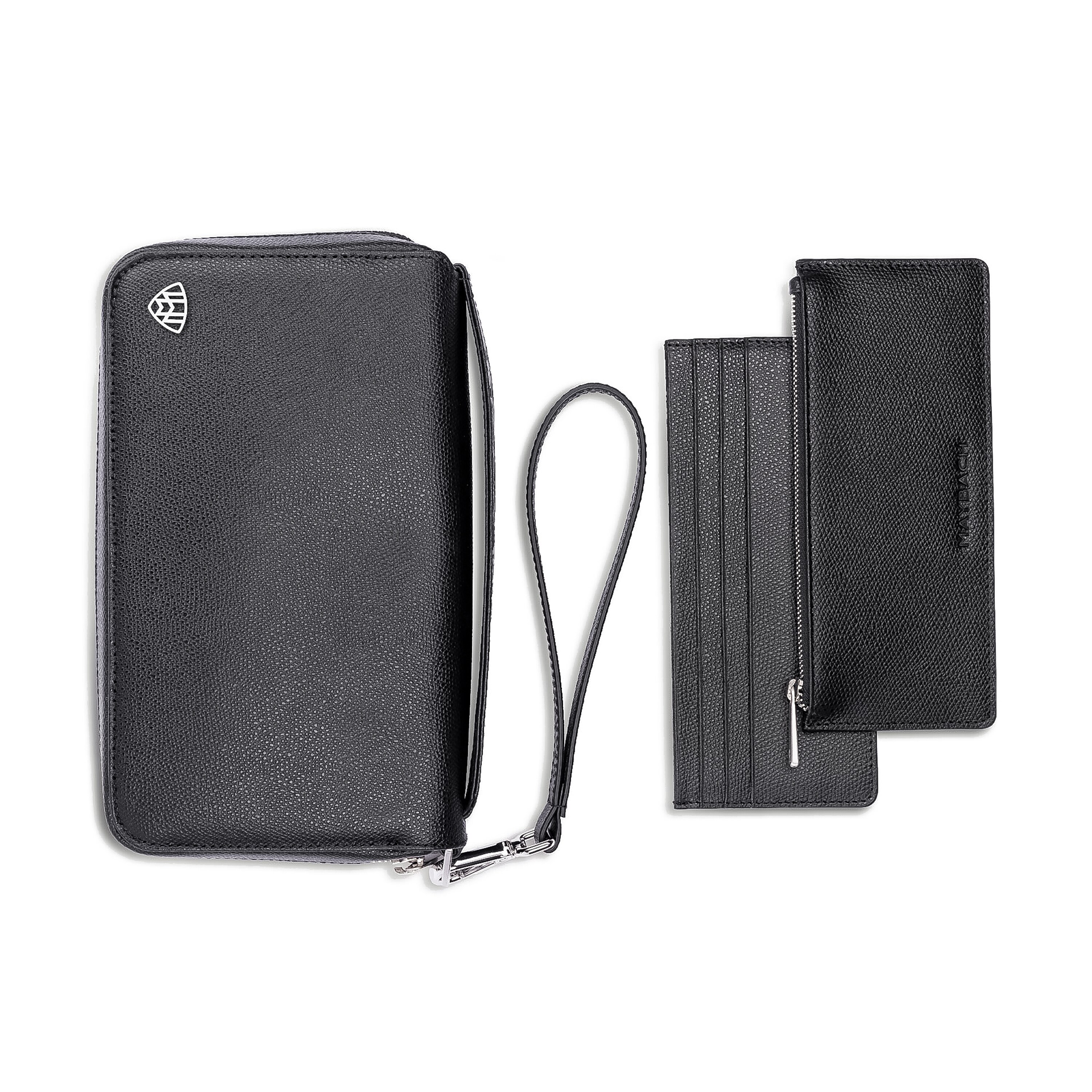 Men's wallet, Mercedes-Maybach - black, Leather