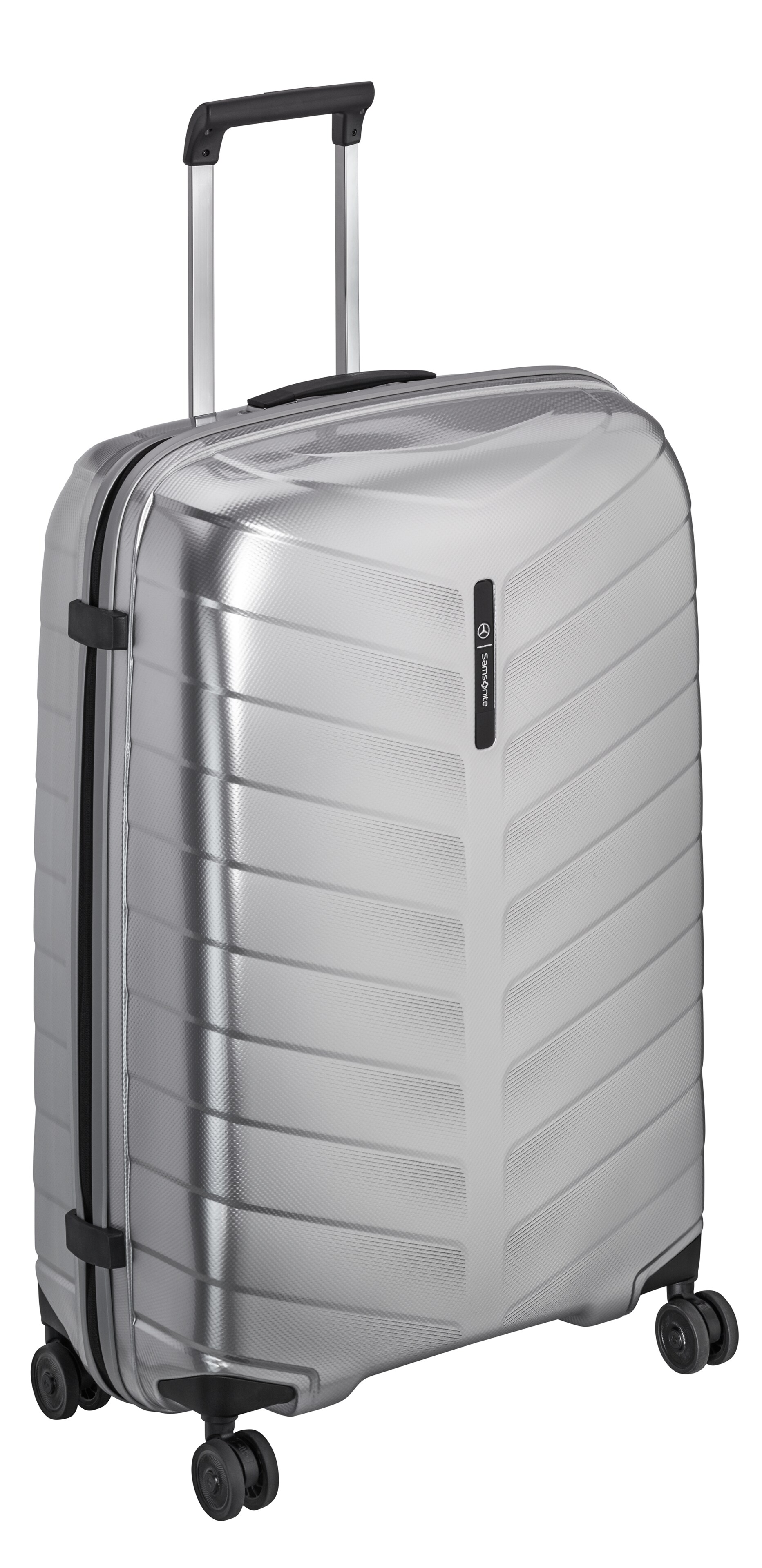 Suitcase, Spinner 75 - silver-coloured, Polypropylene / Polyester, Samsonite, 97 l