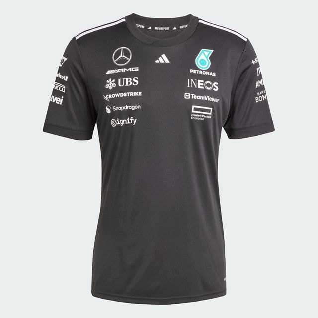 T-Shirt Herren, Fahrer, Mercedes-AMG F1 - schwarz, L