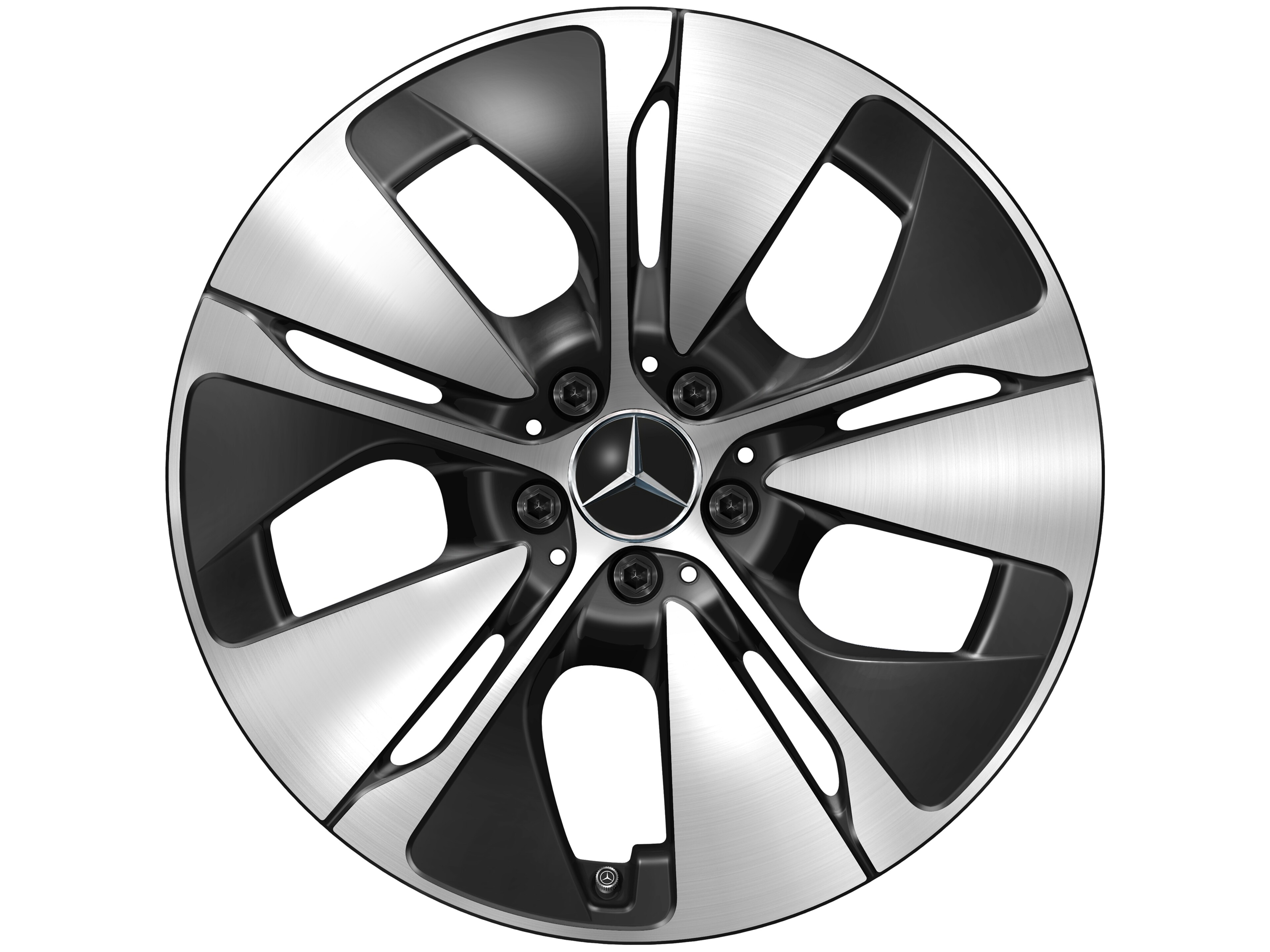 5-spoke wheel, Aero, 48.3 cm (19-inch) - 8,5 J x 19 ET 35,5, black, high-sheen
