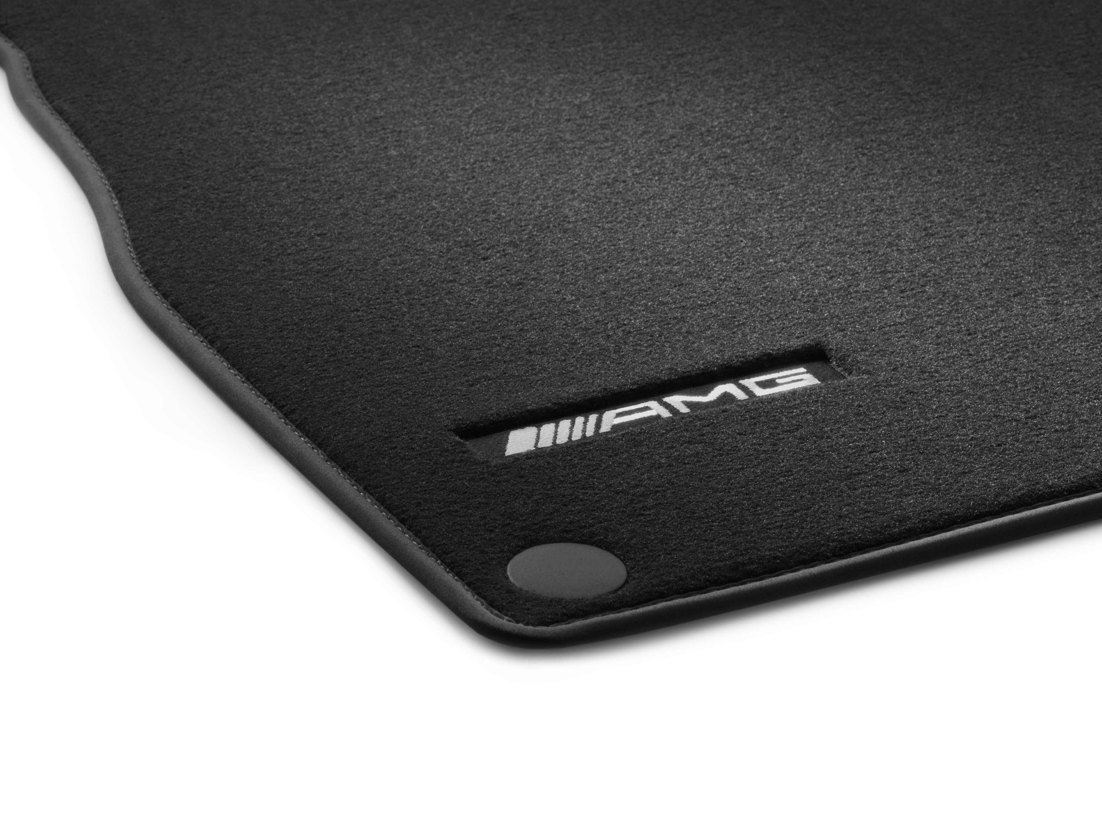 AMG floor mats with short loop pile, Set, Set of 4, with embroidered AMG logo