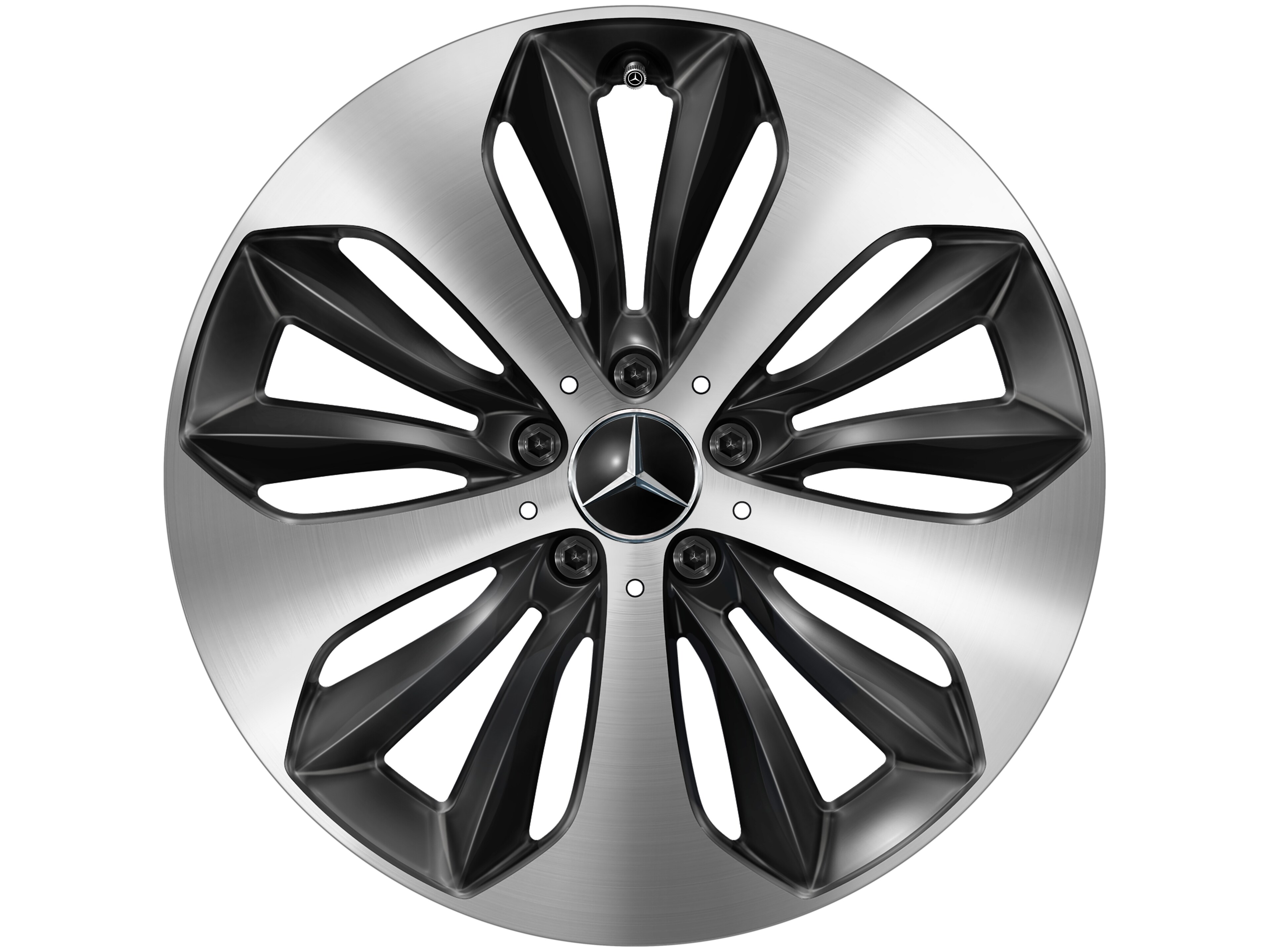 10-spoke wheel, Aero, 48.3 cm (19-inch), High-sheen finish - 7,5 J x 19 ET 53, black, high-sheen
