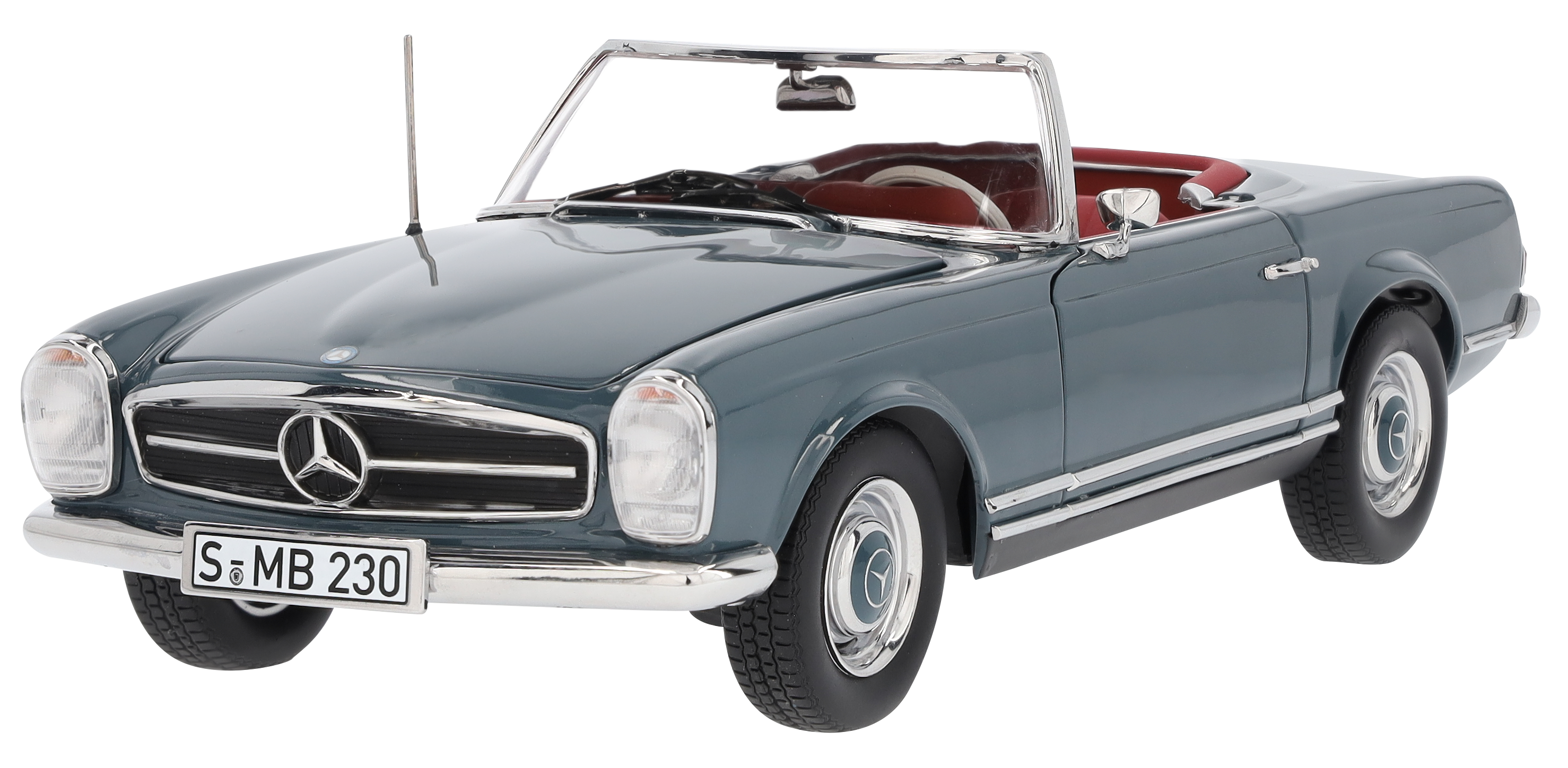 230 SL Pagoda W 113 (1963-1967) - blue-grey, Norev, 1:18