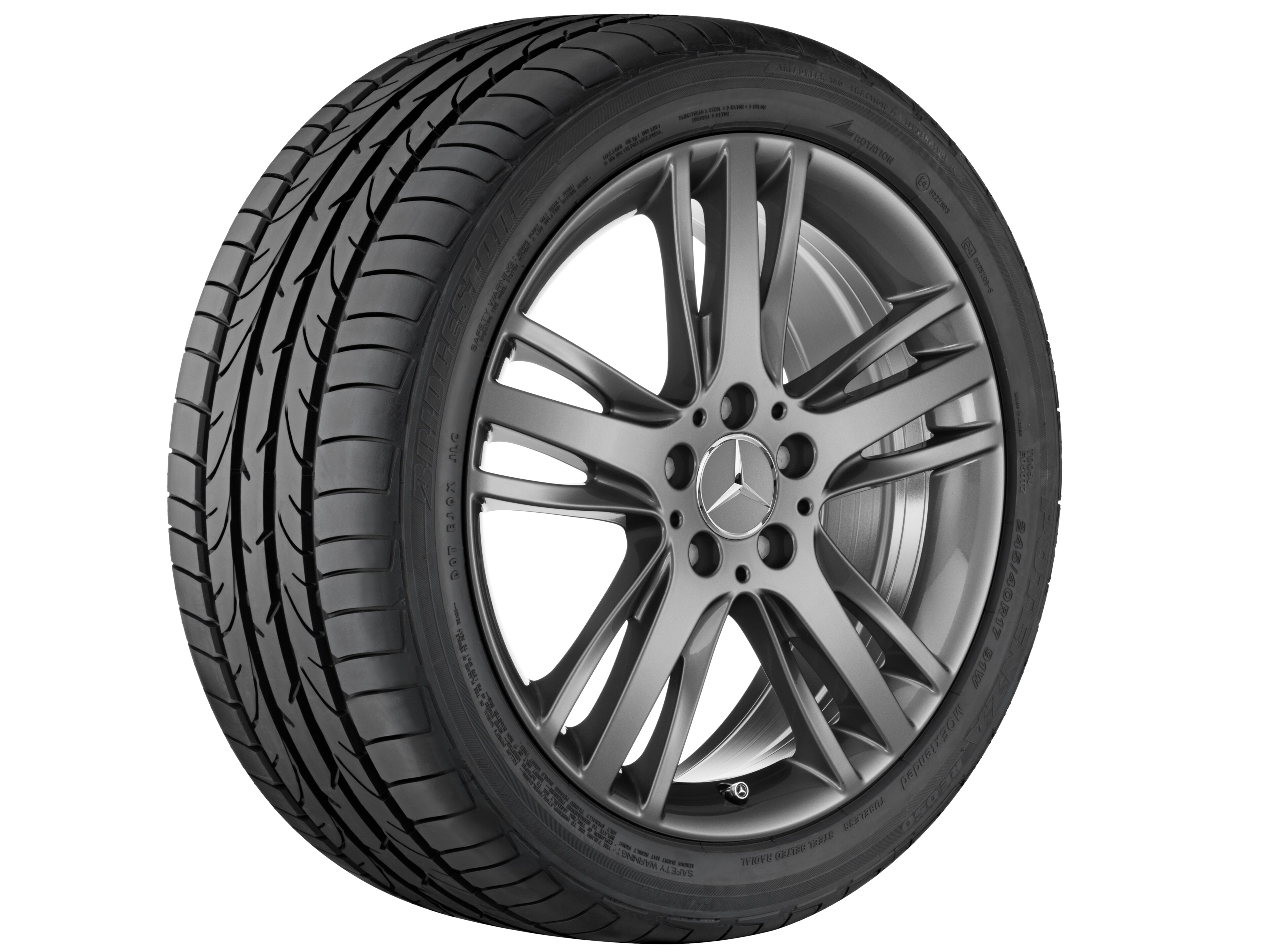 5-triple-spoke wheel, 45.7 cm (18-inch) - 7,5 J x 18 ET 52, tremolite metallic, painted