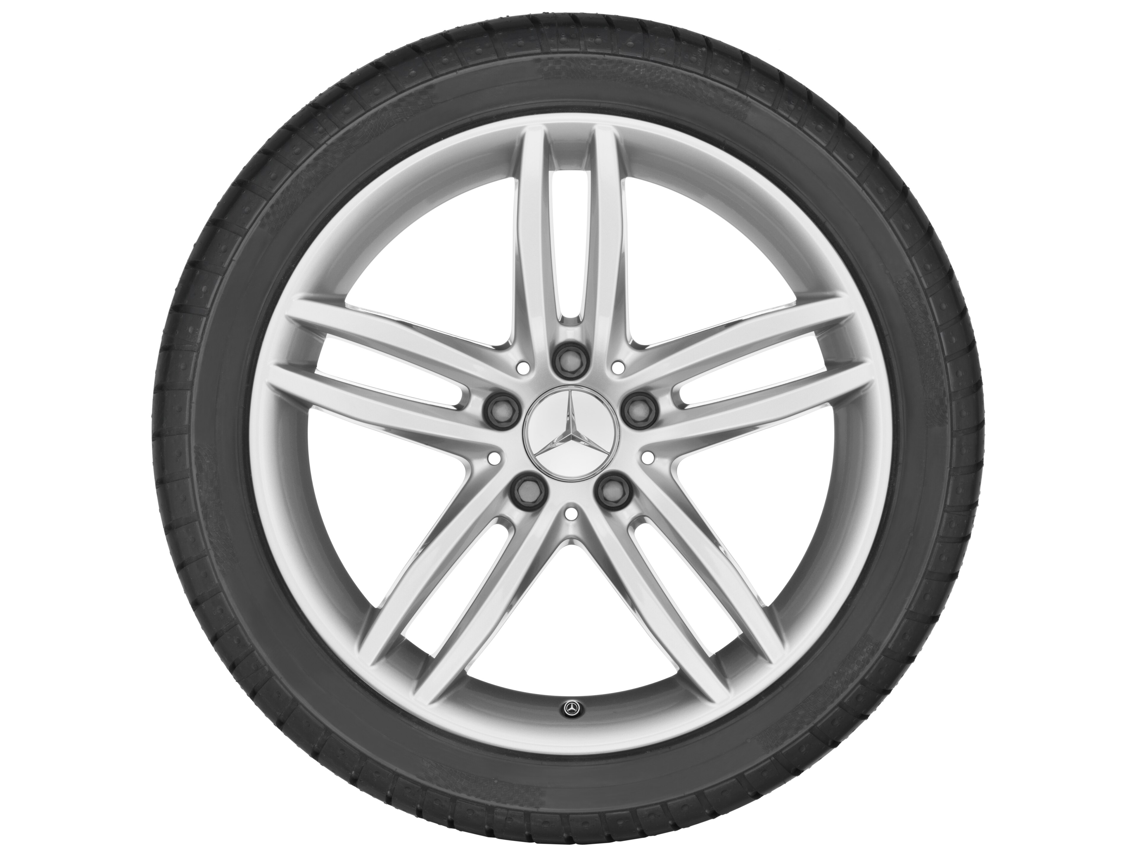 5-twin-spoke wheel, 45.7 cm (18-inch) - 8,5 J x 18 ET 36, vanadium silver, painted