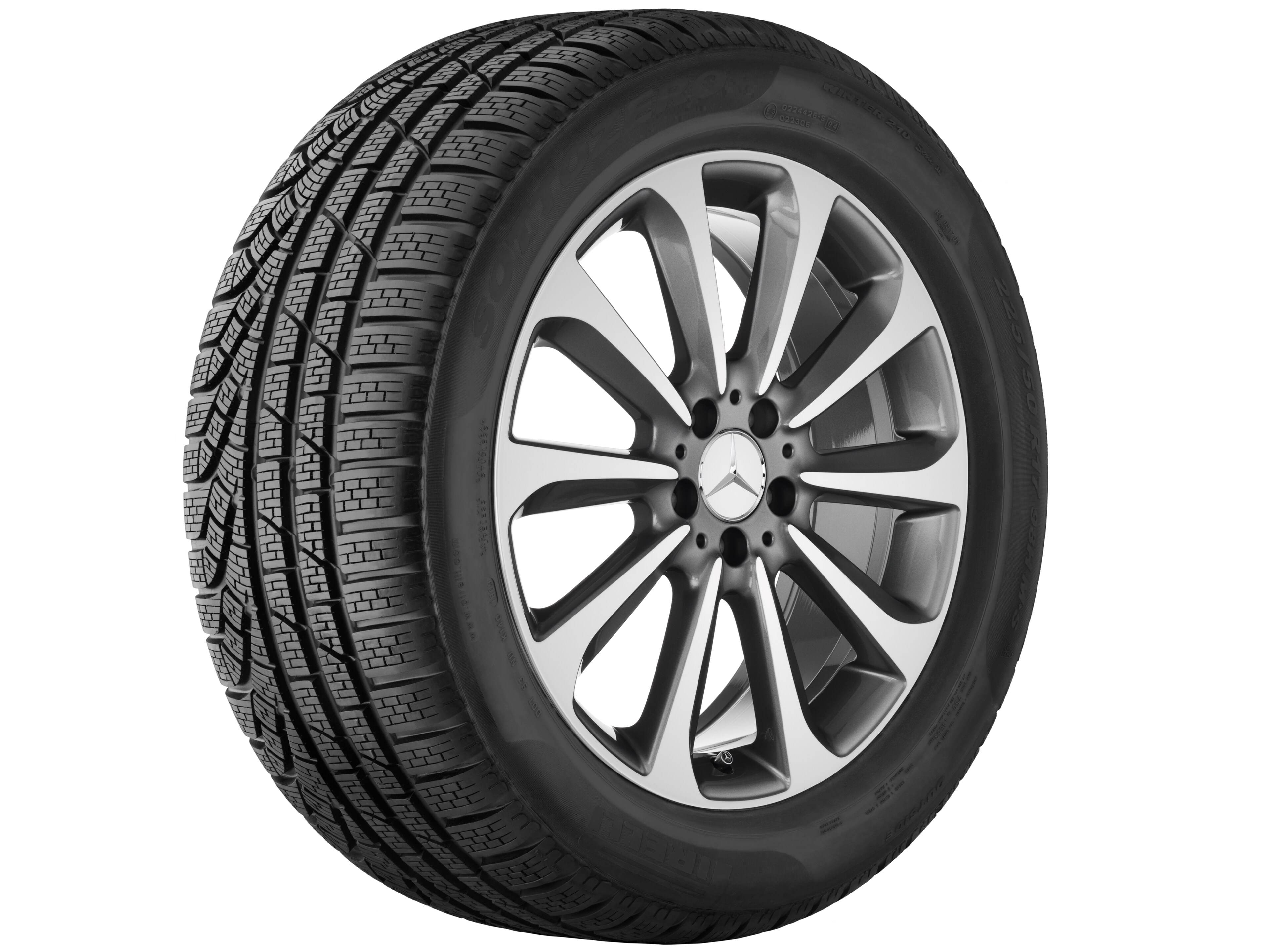 10-spoke wheel, 48.3 cm (19-inch), High-sheen finish - 7,5 J x 19 ET 44, himalaya grey, high-sheen