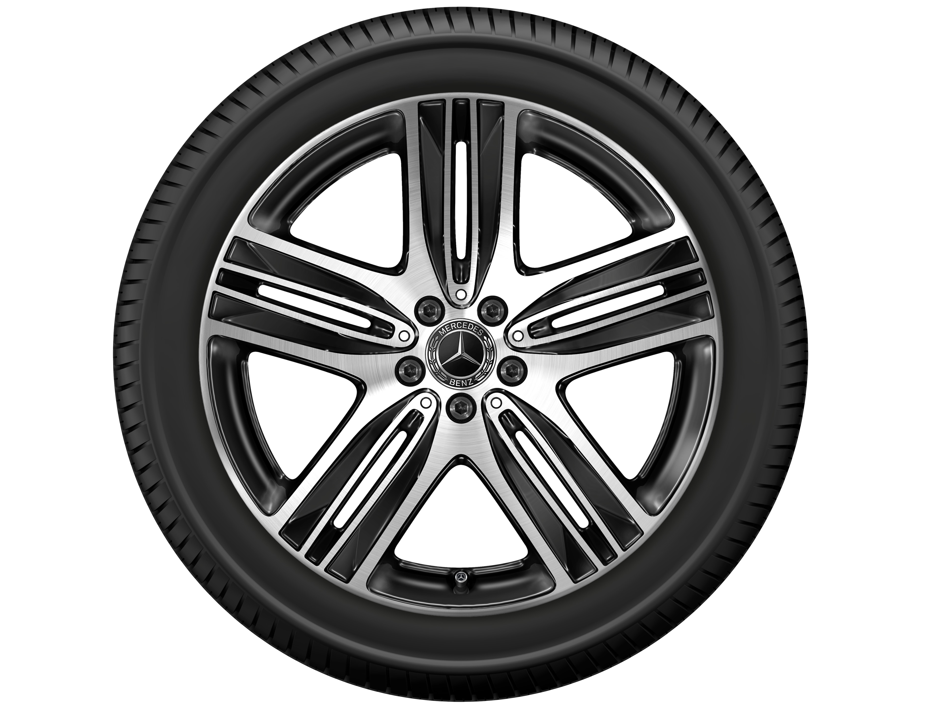 5-spoke wheel, 50.8 cm (20-inch), High-sheen finish - 8,5 J x 20 ET 30, black, high-sheen