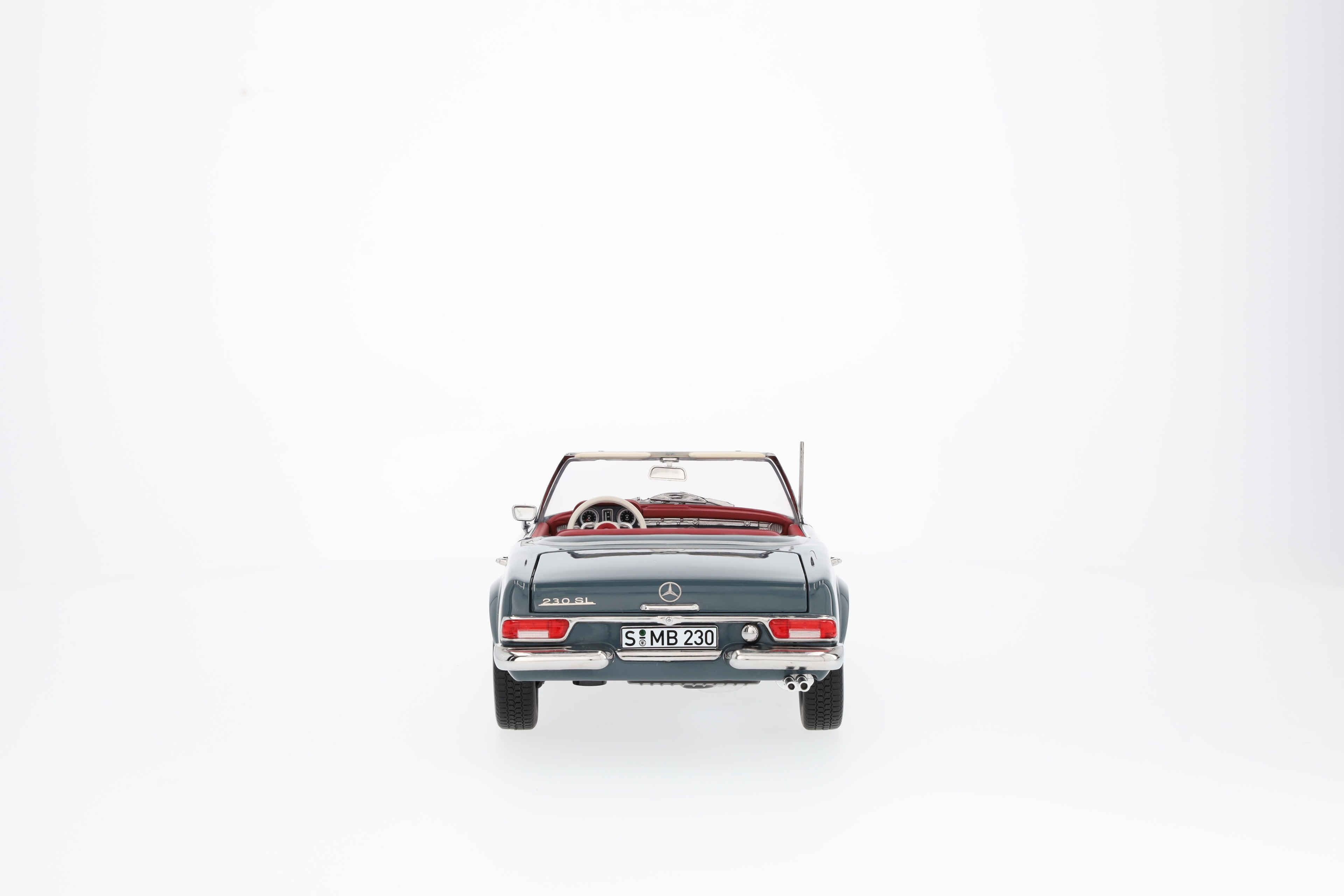 230 SL Pagoda W 113 (1963-1967) - blue-grey, Norev, 1:18