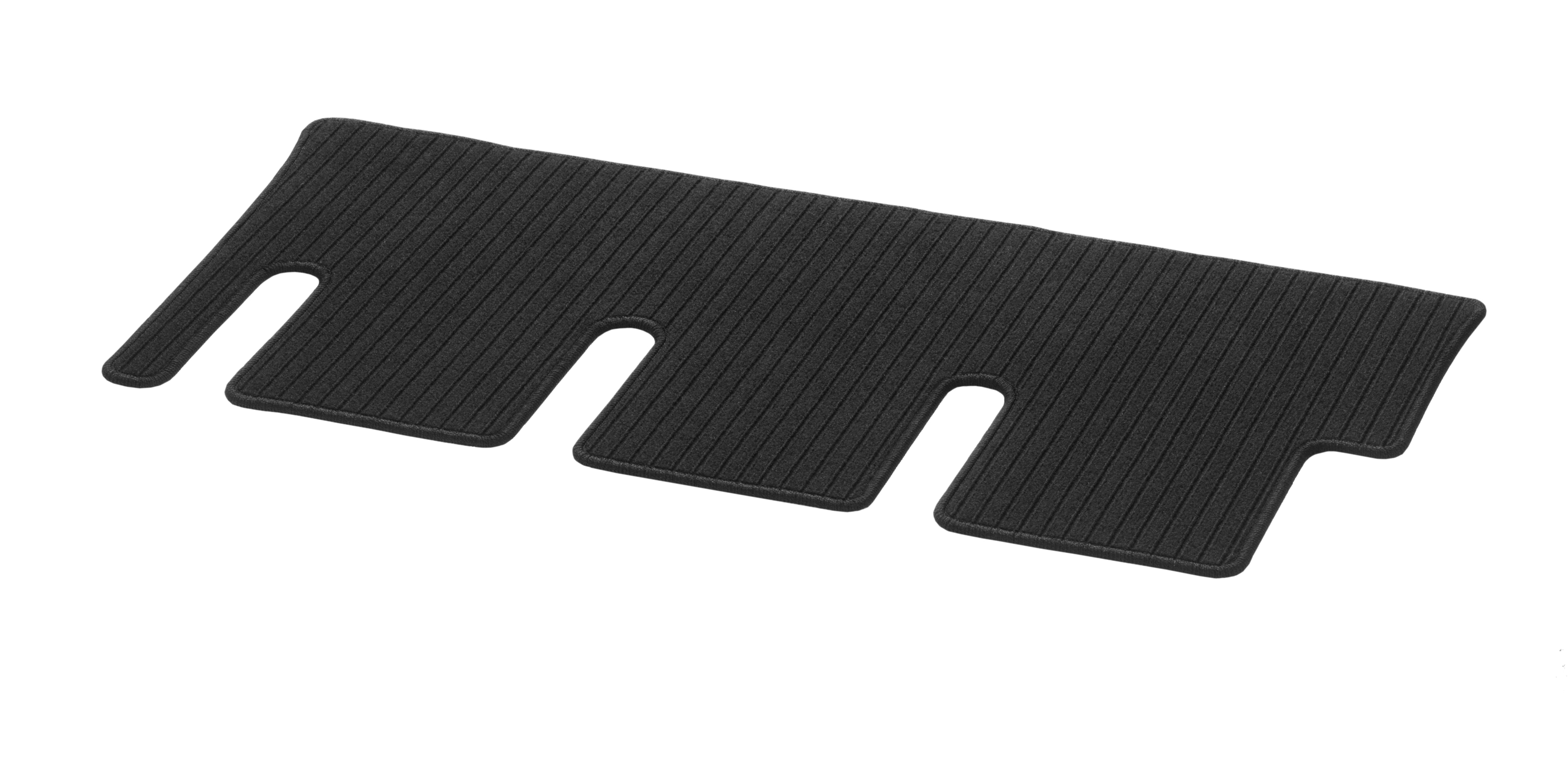 Rep mats, Luggage compartment, with single rail, Set of 1, A1, compact - LHD/RHD, black