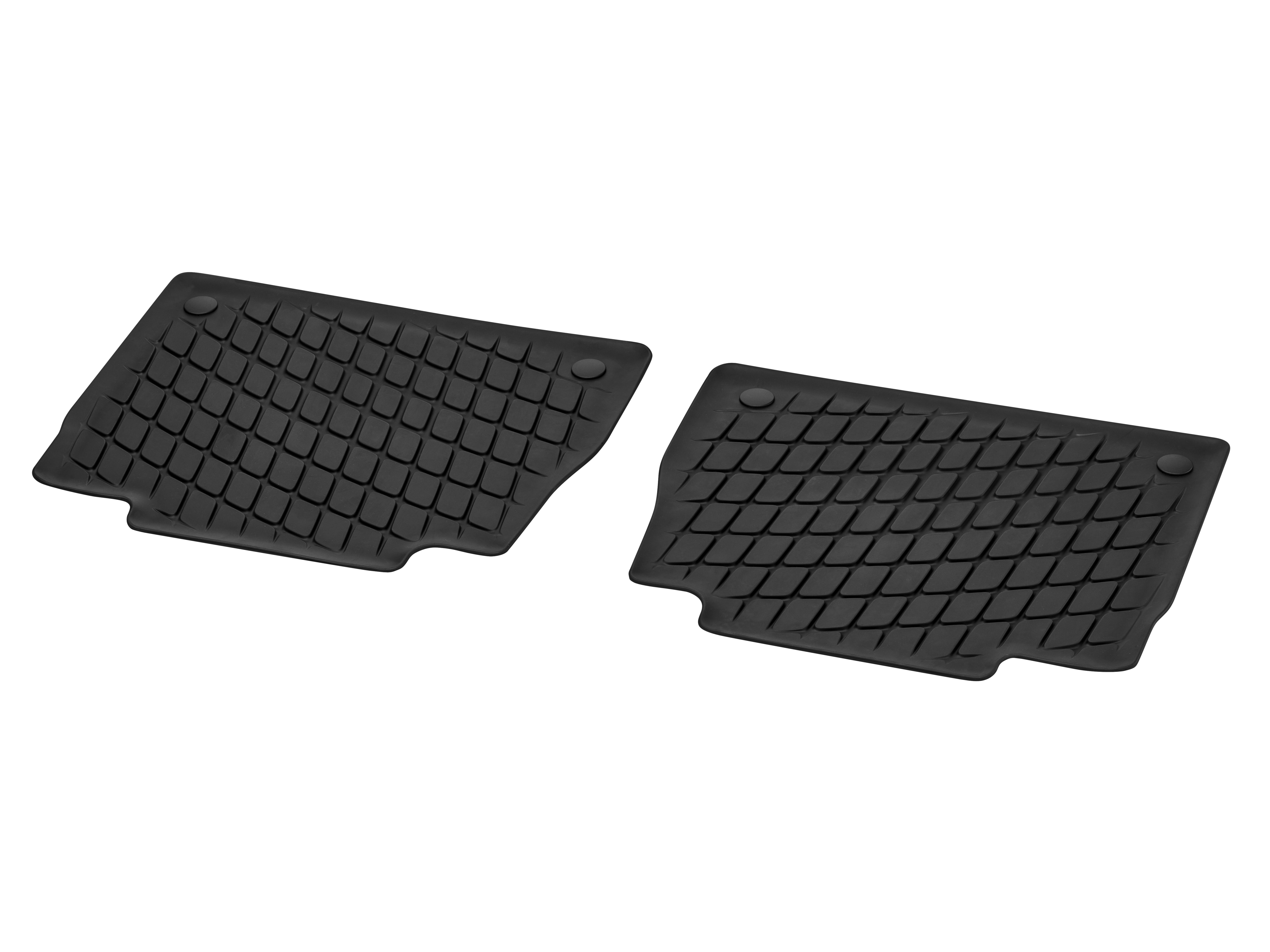 Allwettermatten, Dynamic Squares, Fond, 2-teilig - LL/RL, schwarz