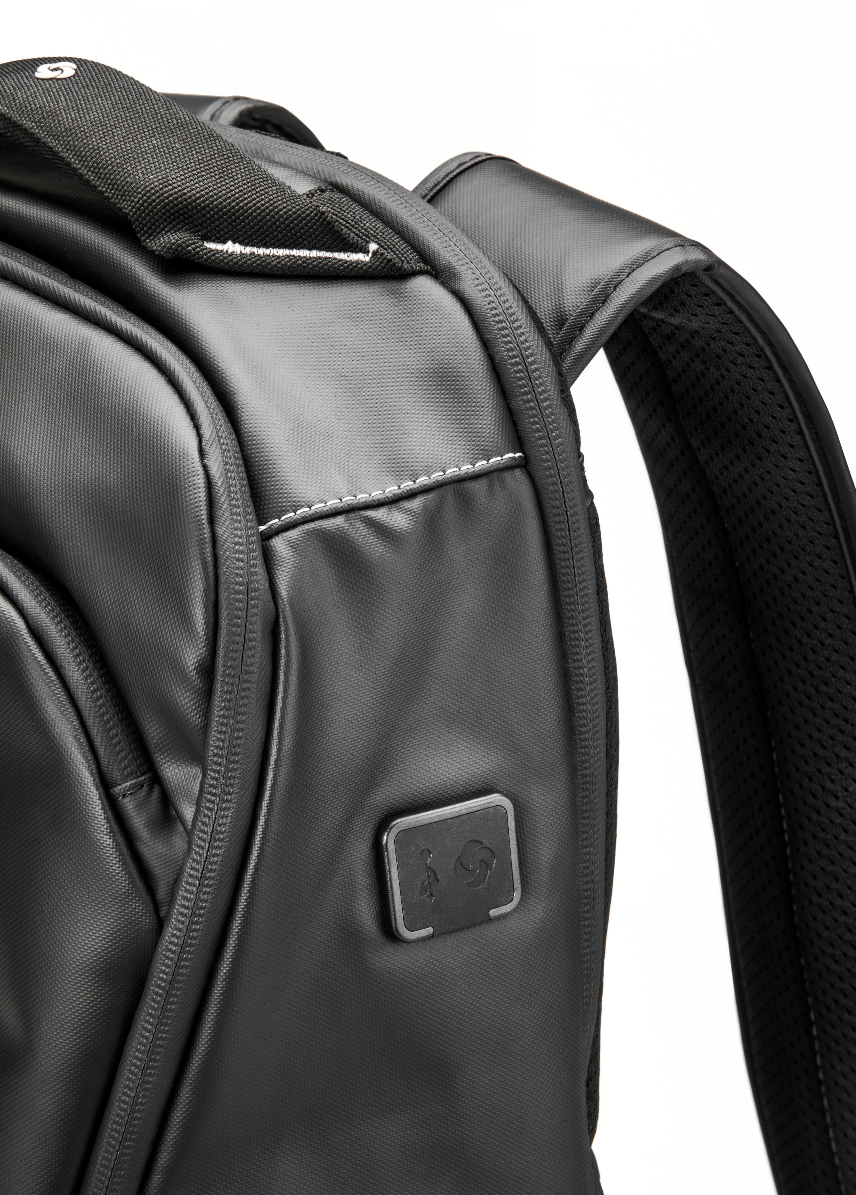 Rucksack - black, Polyamide (recycled) / Polyester, Samsonite