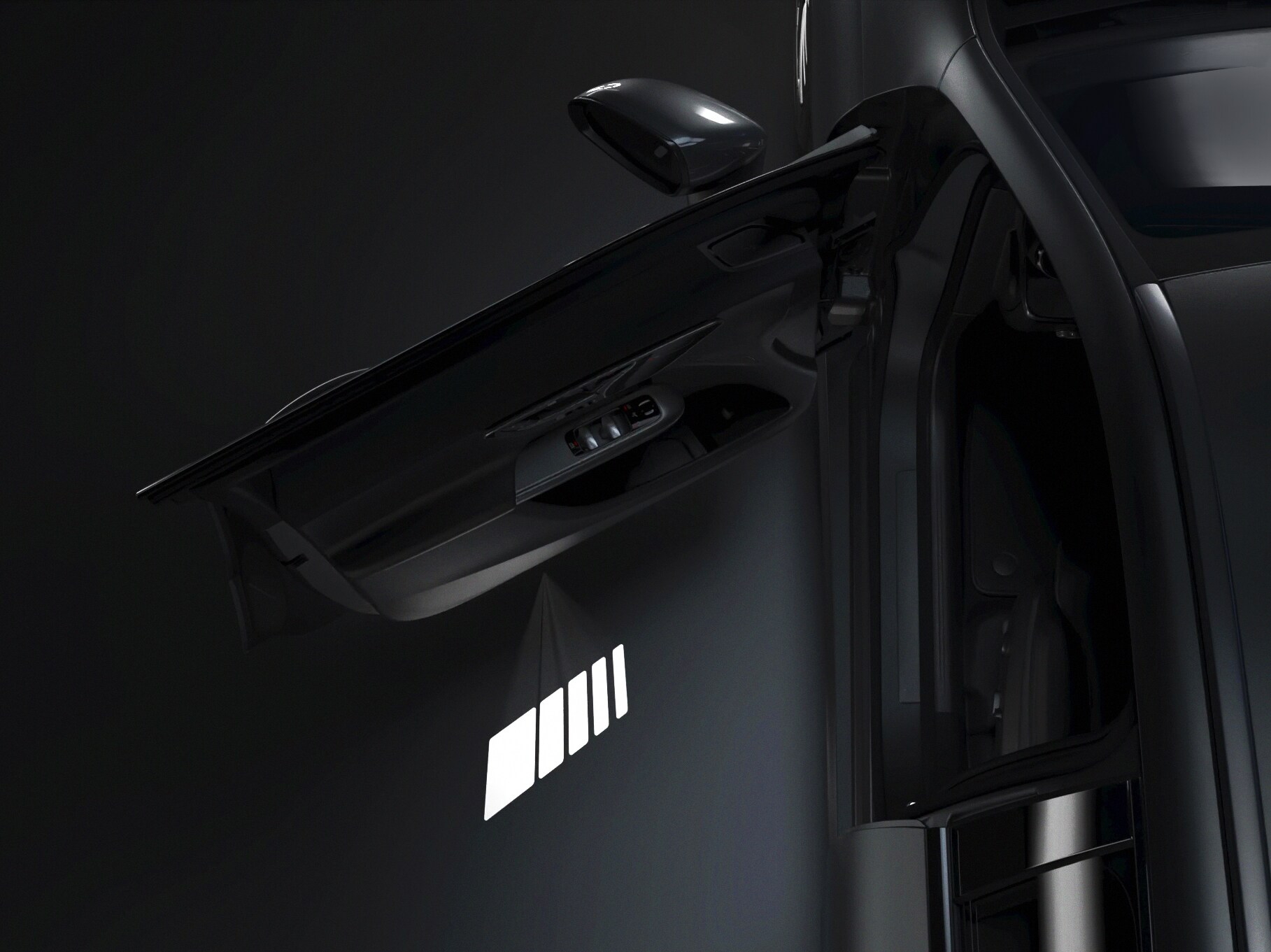 LCD projector, with animated AMG pattern - 1 set