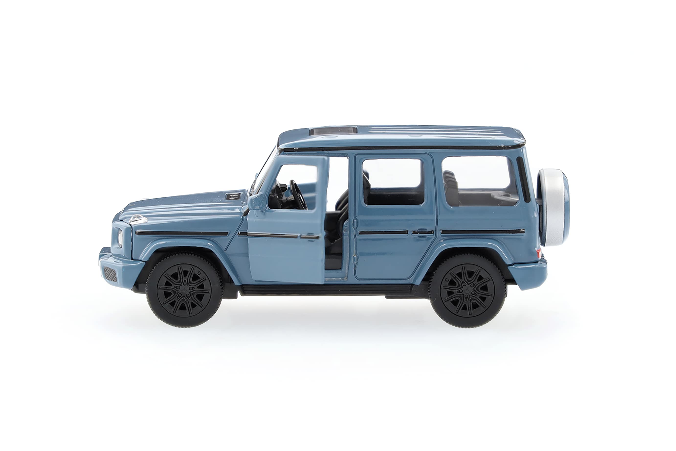 G-Class, Cross-Country Vehicle, W465, Pullback - MANUFAKTUR vintage blue non-metallic, Heinrich Bauer, 1:43