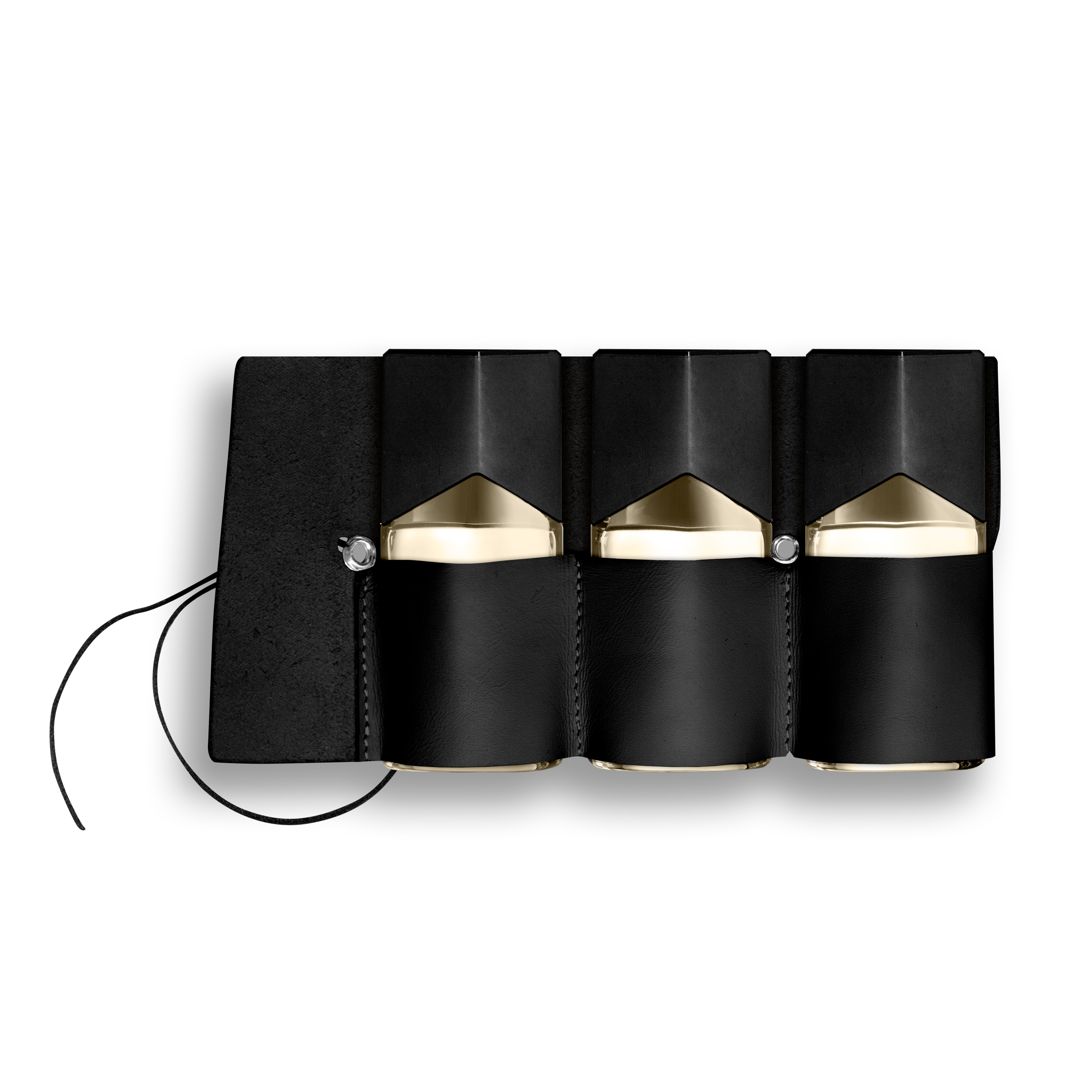 Trilogie Land Sea Air (LSA), EdP, Lederetui in Beige, Braun, Rot oder Schwarz - für Herren, INCC, 3x30 ml