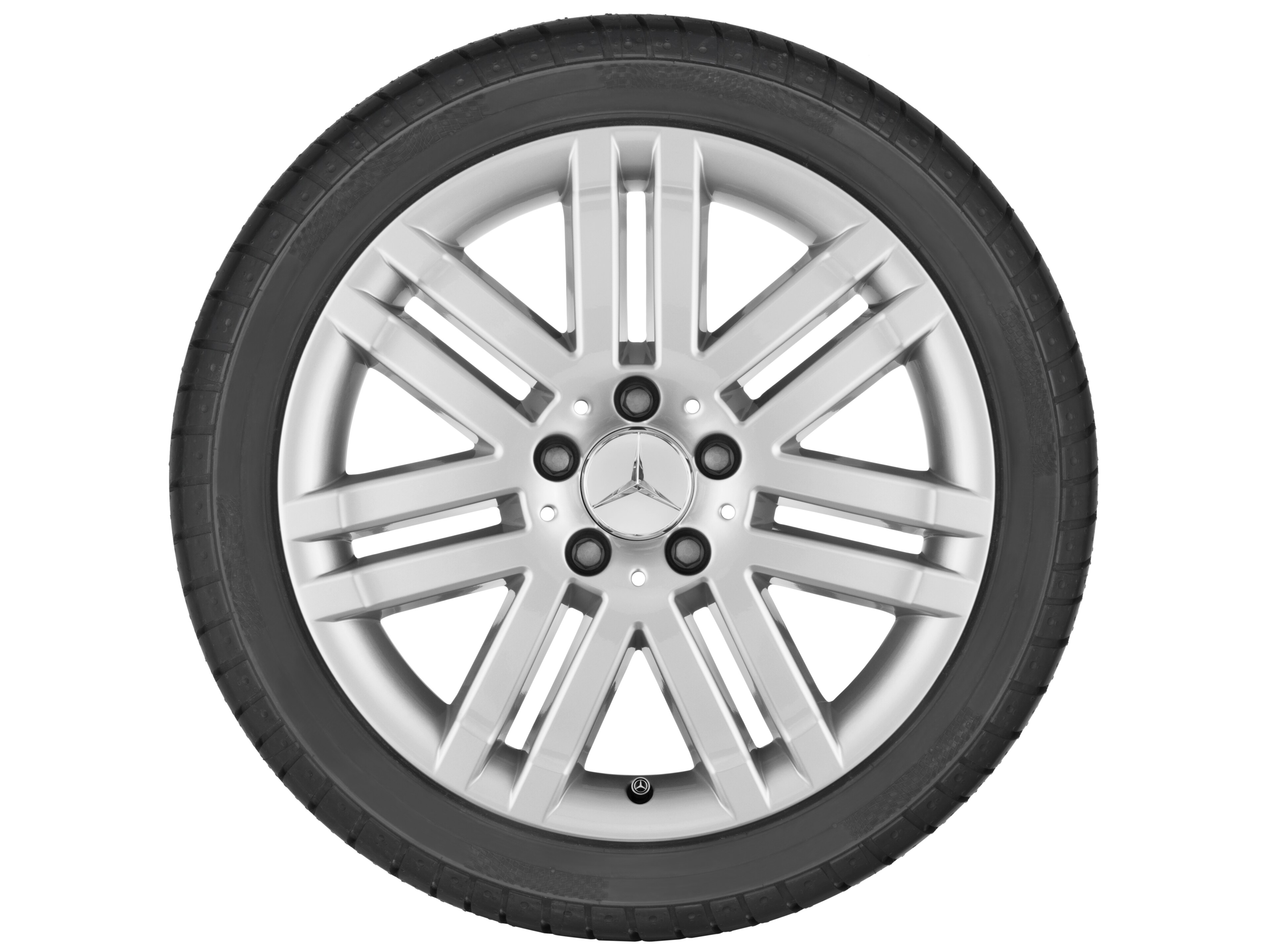 7-twin-spoke wheel, 43.2 cm (17-inch) - 8,5 J x 17 ET 58, titanium silver