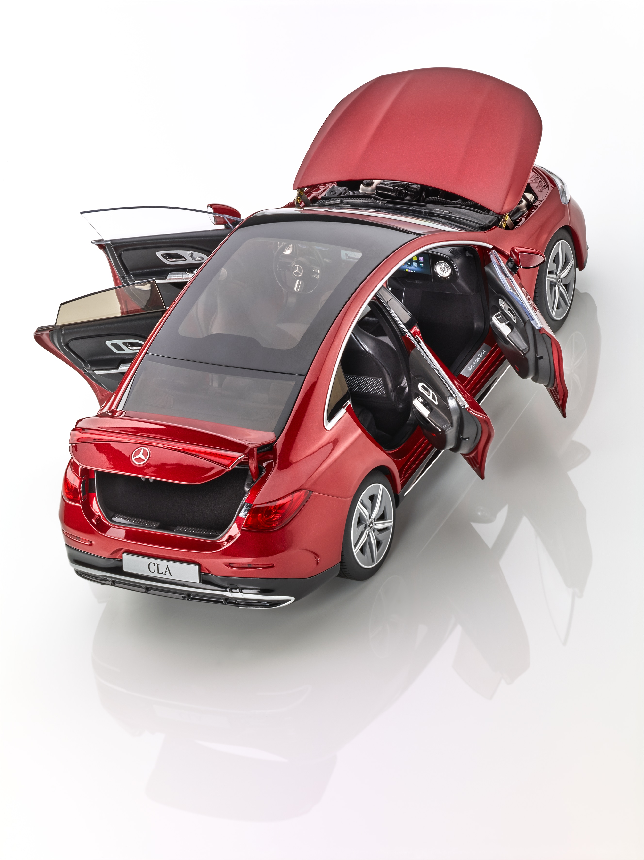 CLA Coupé, C178 - MANUFAKTUR patagonia red metallic, NZG, 1:18