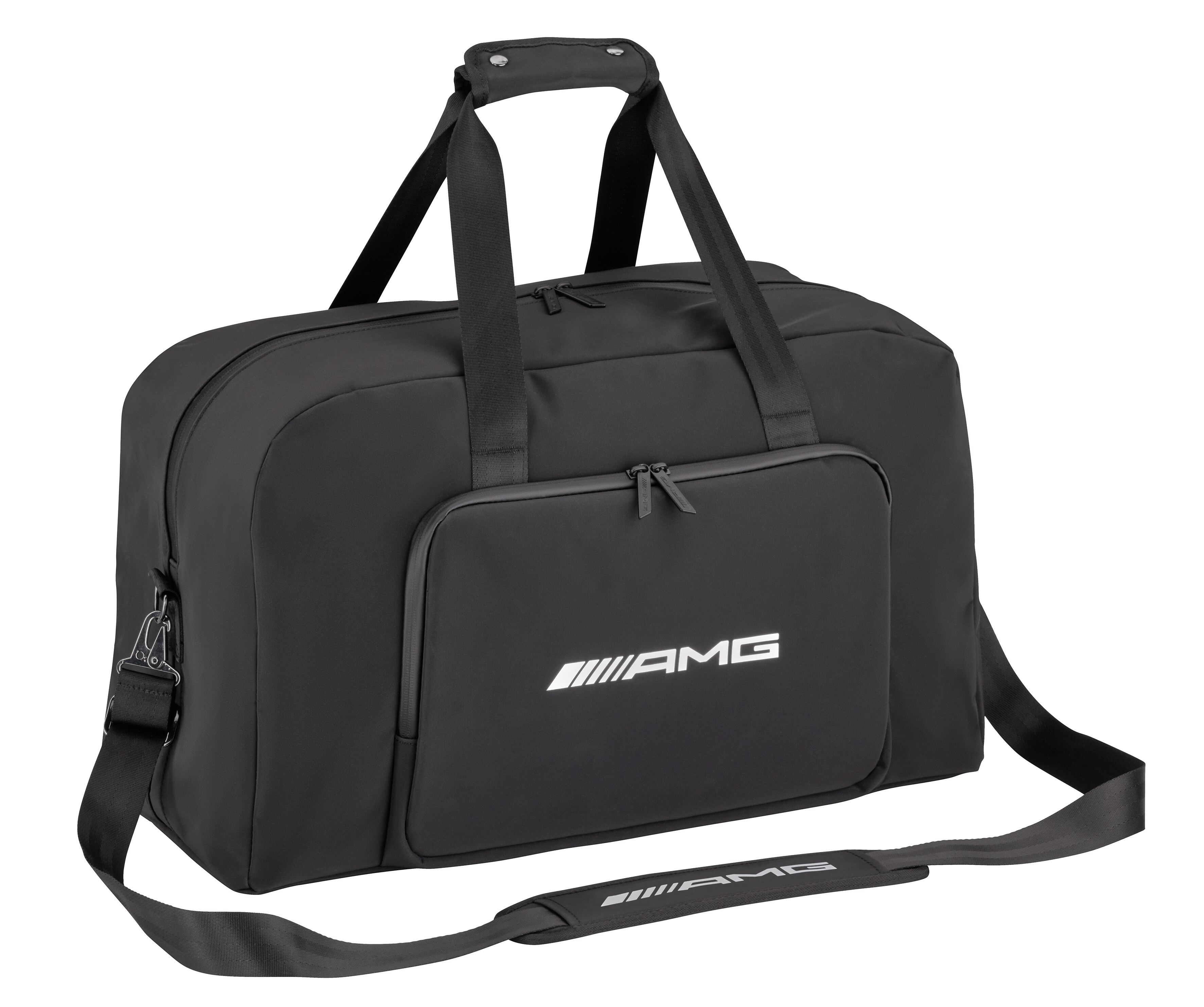 AMG weekend bag - black, PVC / Polyester / Polyester