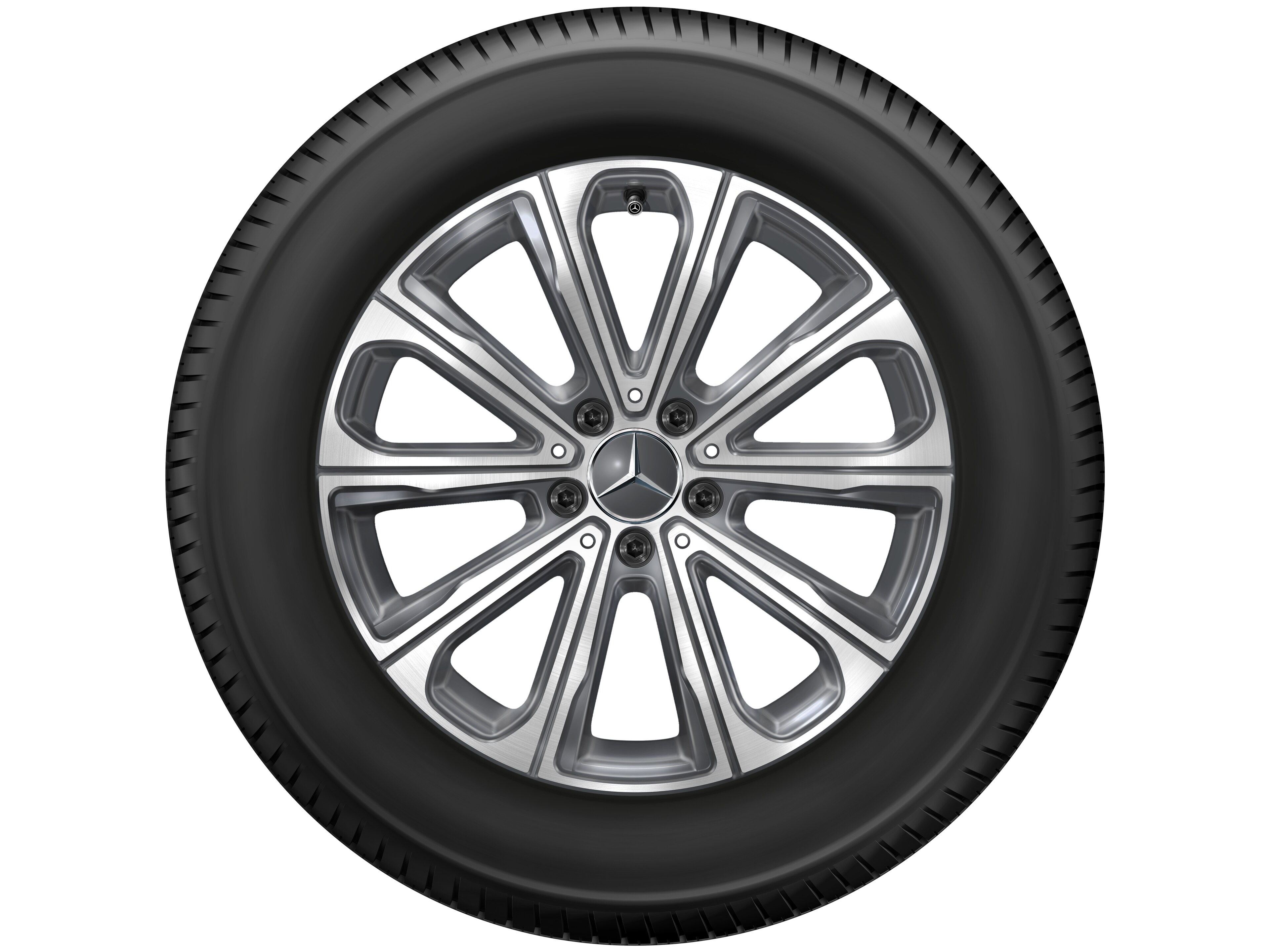 10-spoke wheel, 45.7 cm (18-inch) - 8 J x 18 ET 32,5, tremolite metallic, high-sheen