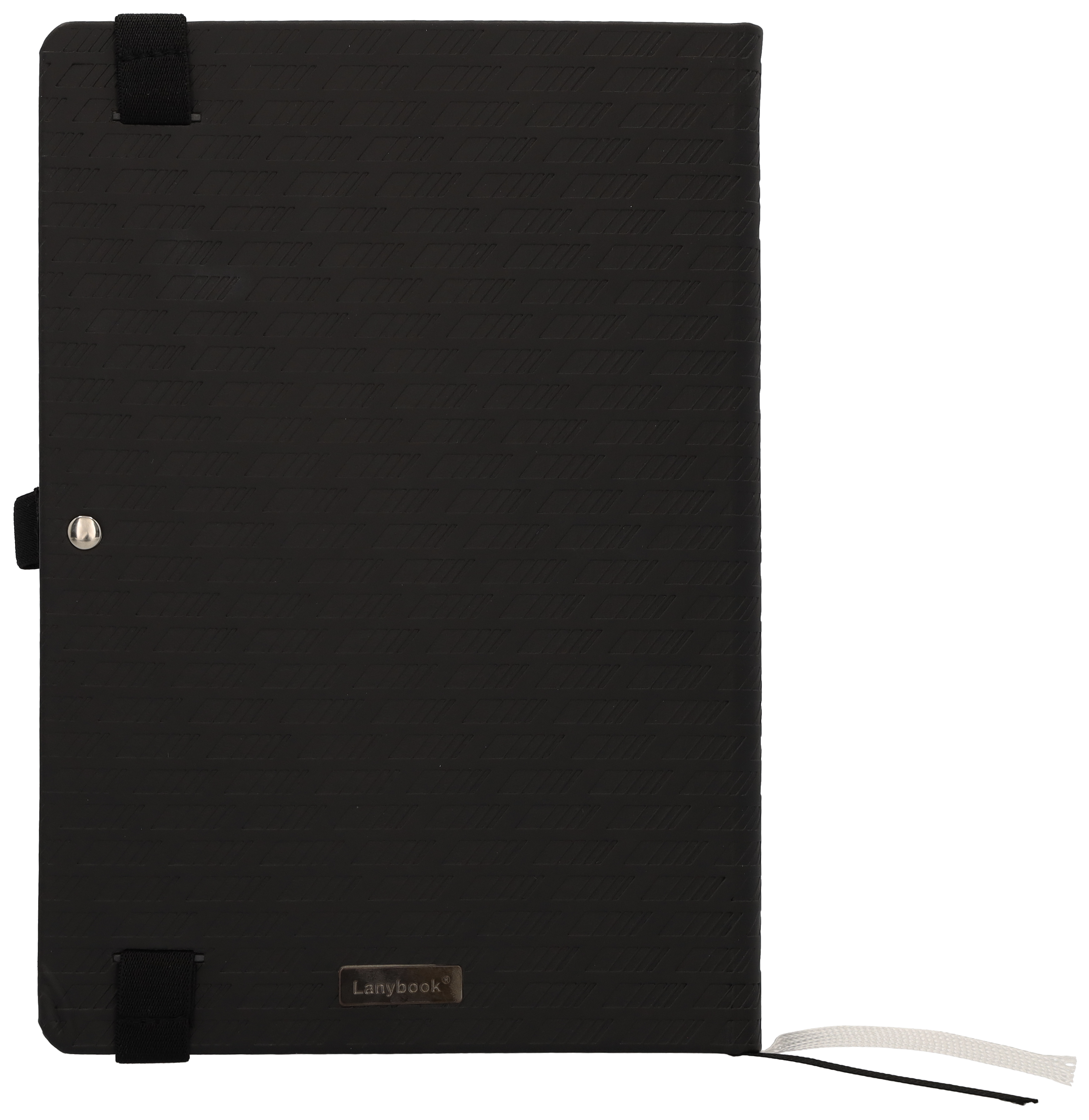 AMG Lanybook - black, Apple leather (vegan), Lanybook