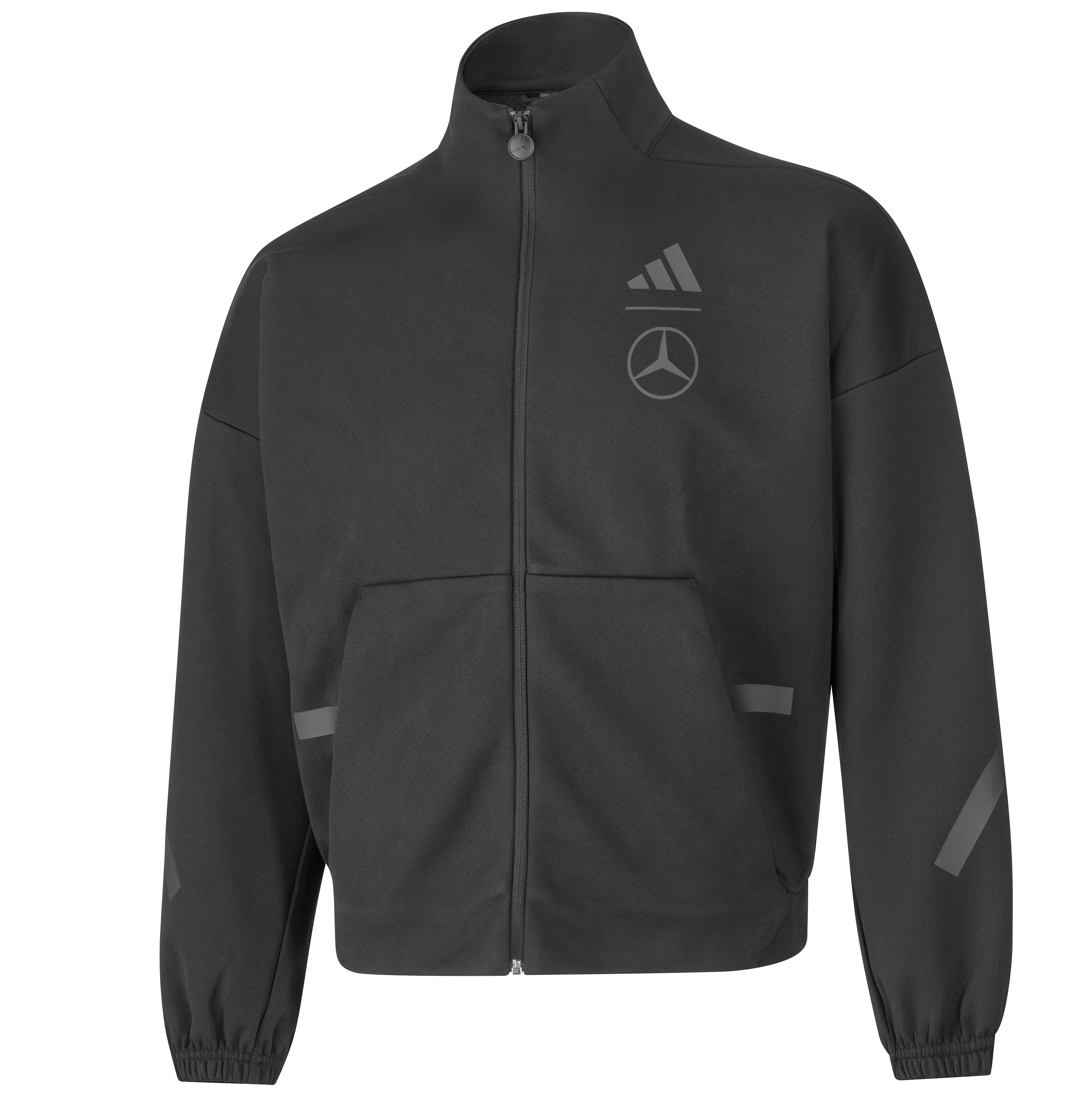 Unisex sweat jacket - black, XS