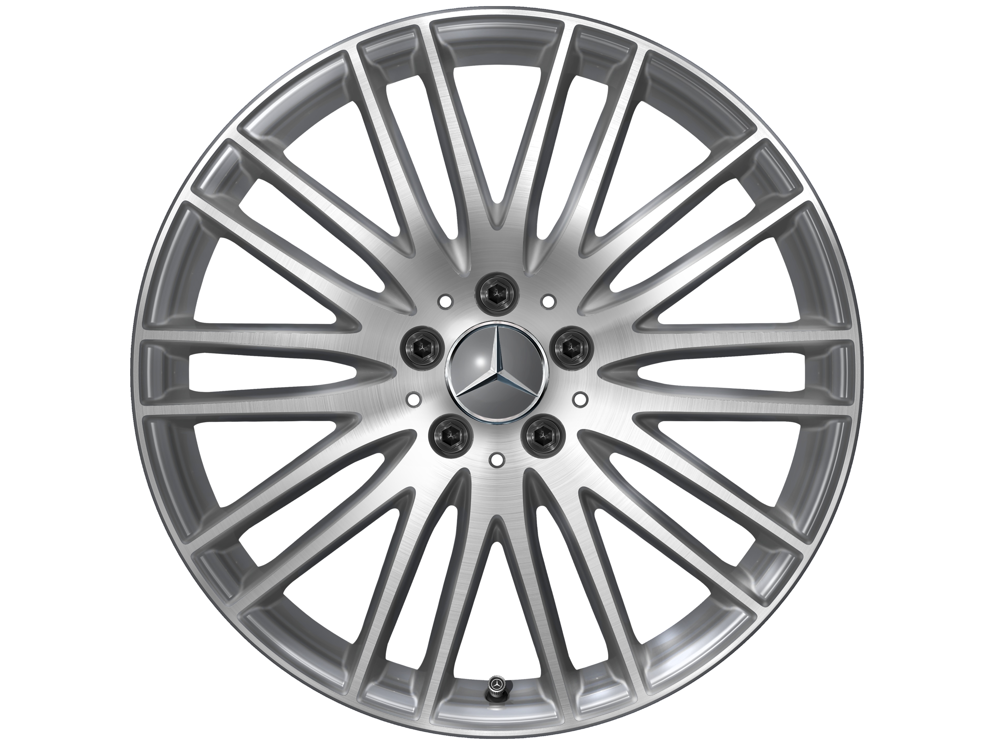 Multi-spoke wheel, 48.3 cm (19-inch), passenger car
