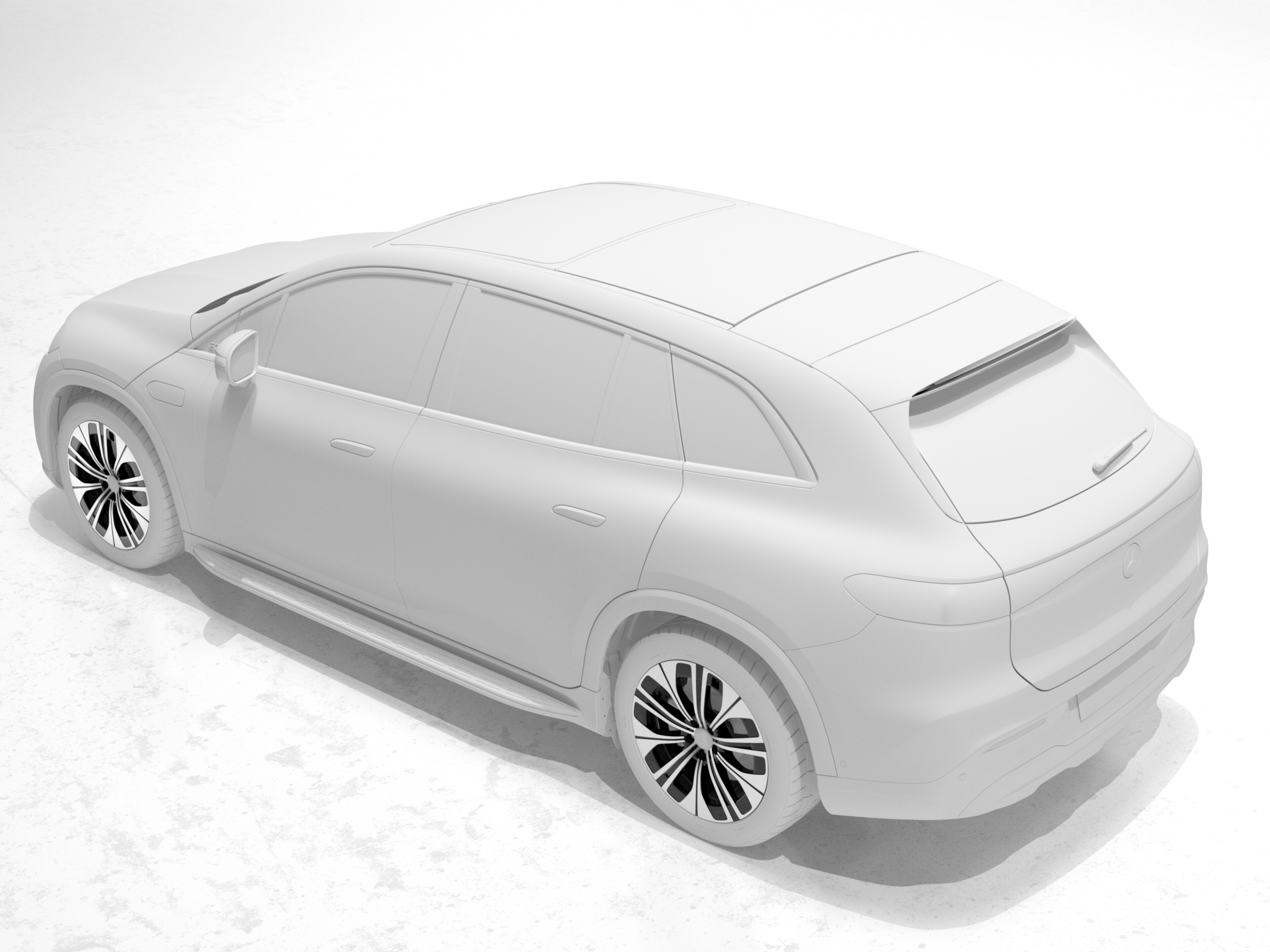 Roof spoiler - Plastic, chrome, chrome-plated