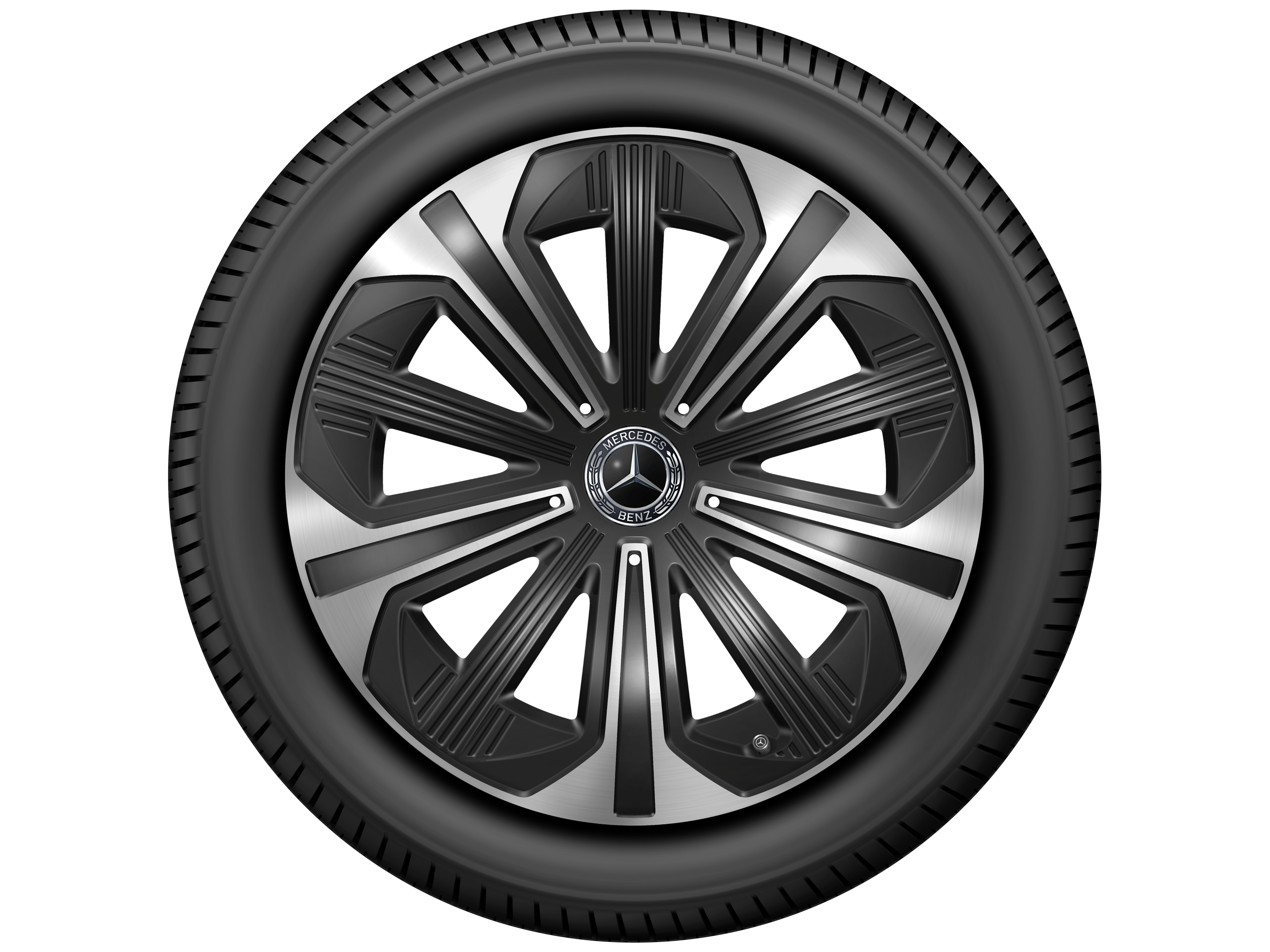 5-spoke wheel, 48.3 cm (19-inch) - 9,5 J x 19 ET 51, black, high-sheen
