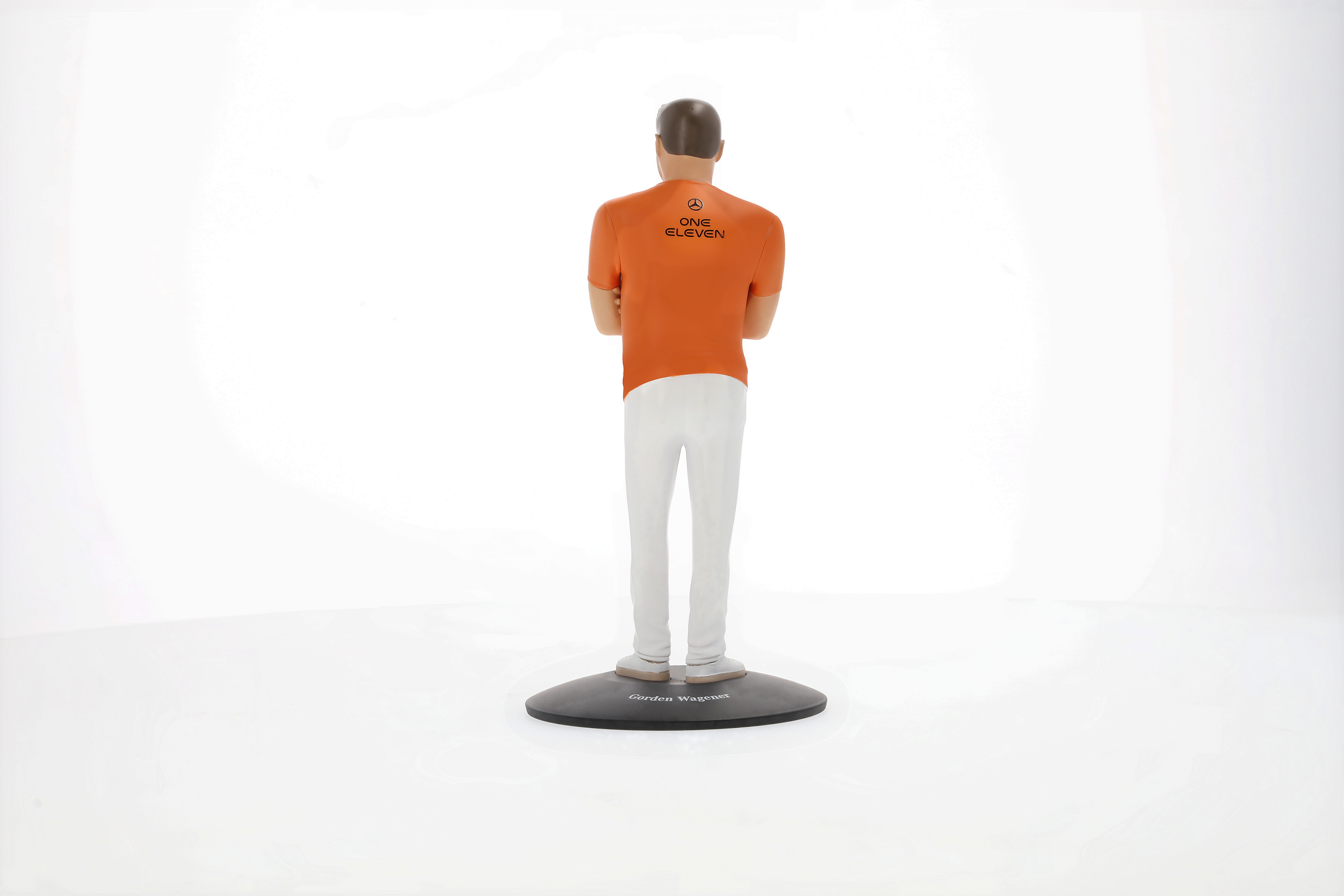 Vision One-Eleven set with figurine, Show car - orange, NZG, 1:18