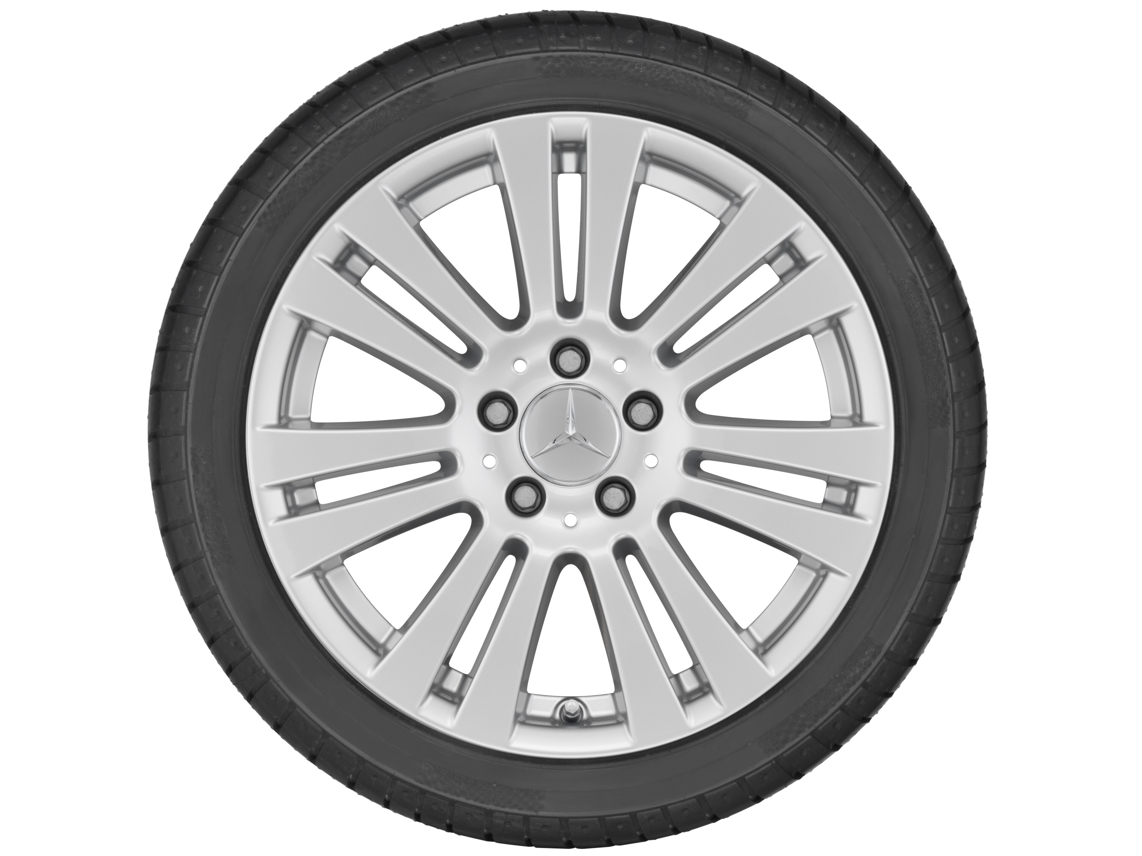7-twin-spoke wheel, 40.6 cm (16-inch) - 7 J x 16 ET 42,5, vanadium silver, painted