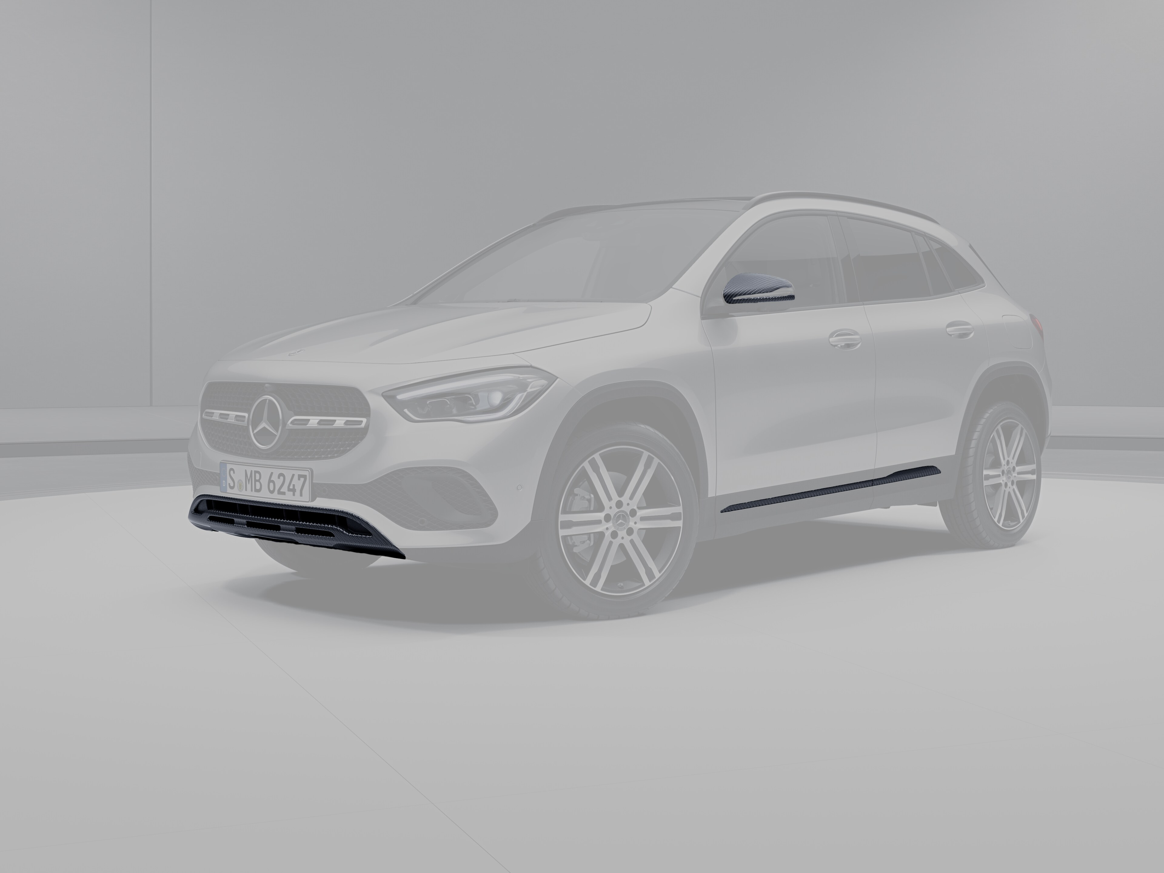 Side trim, Carbon-Style - carbon fibre look