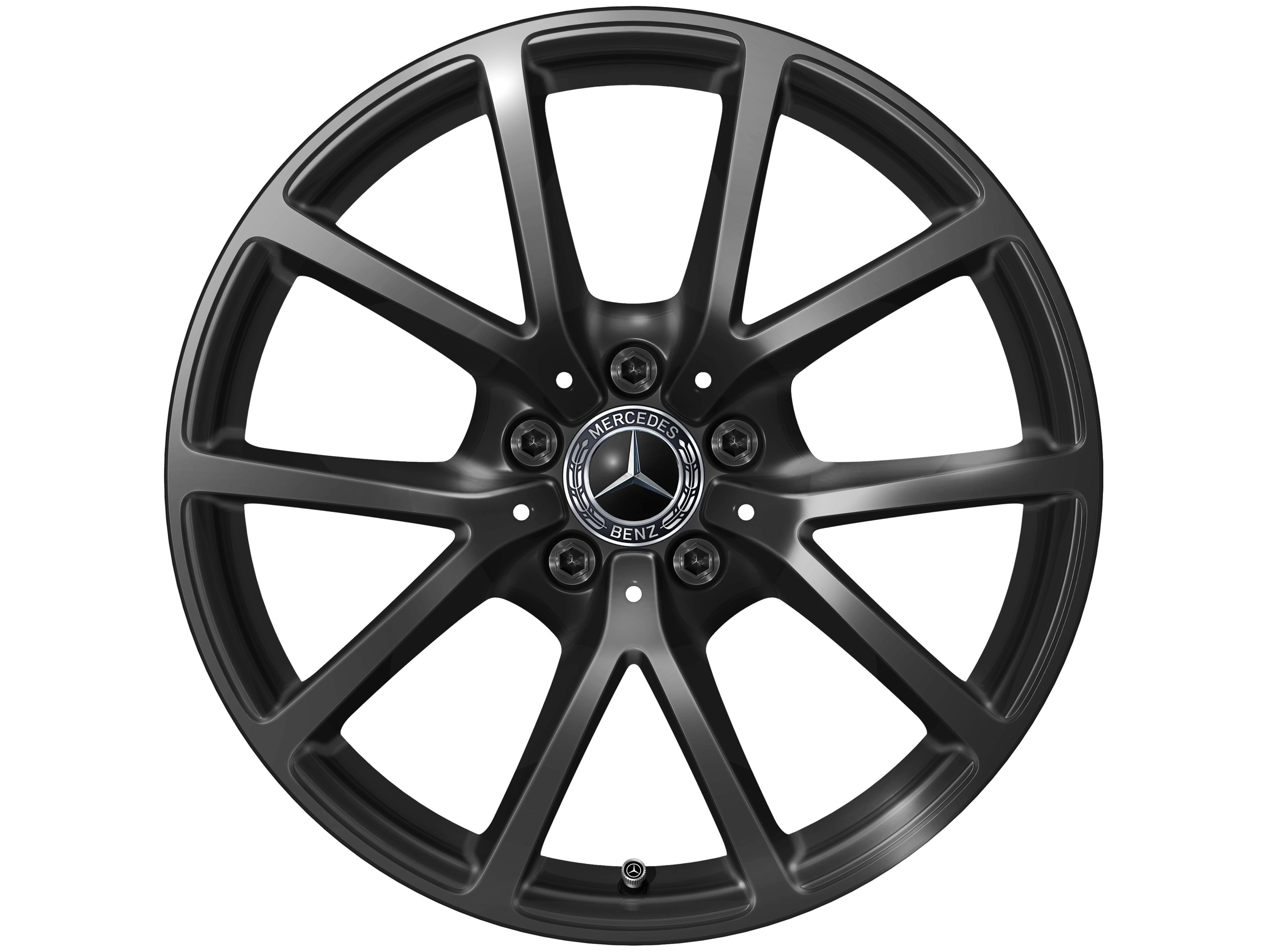 10-spoke wheel, 45.7 cm (18-inch) - 8 J x 18 ET 44,9, black
