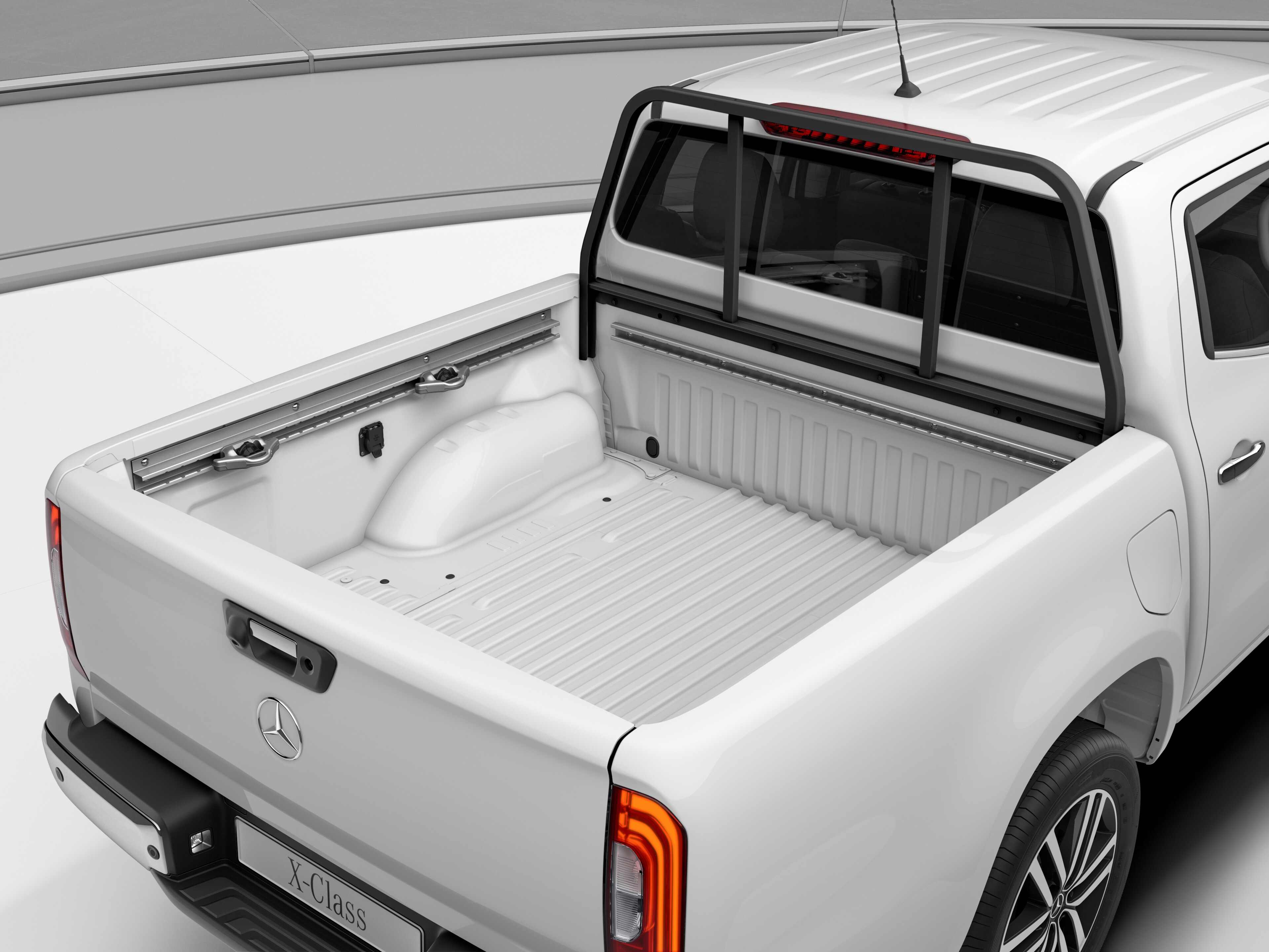 Protective frame, Rear window - Metal