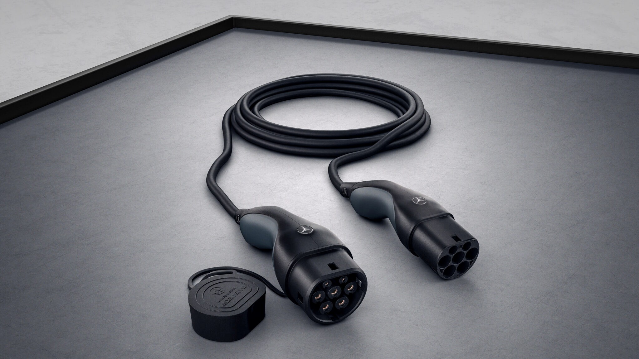 Charging cable, 5 m - black