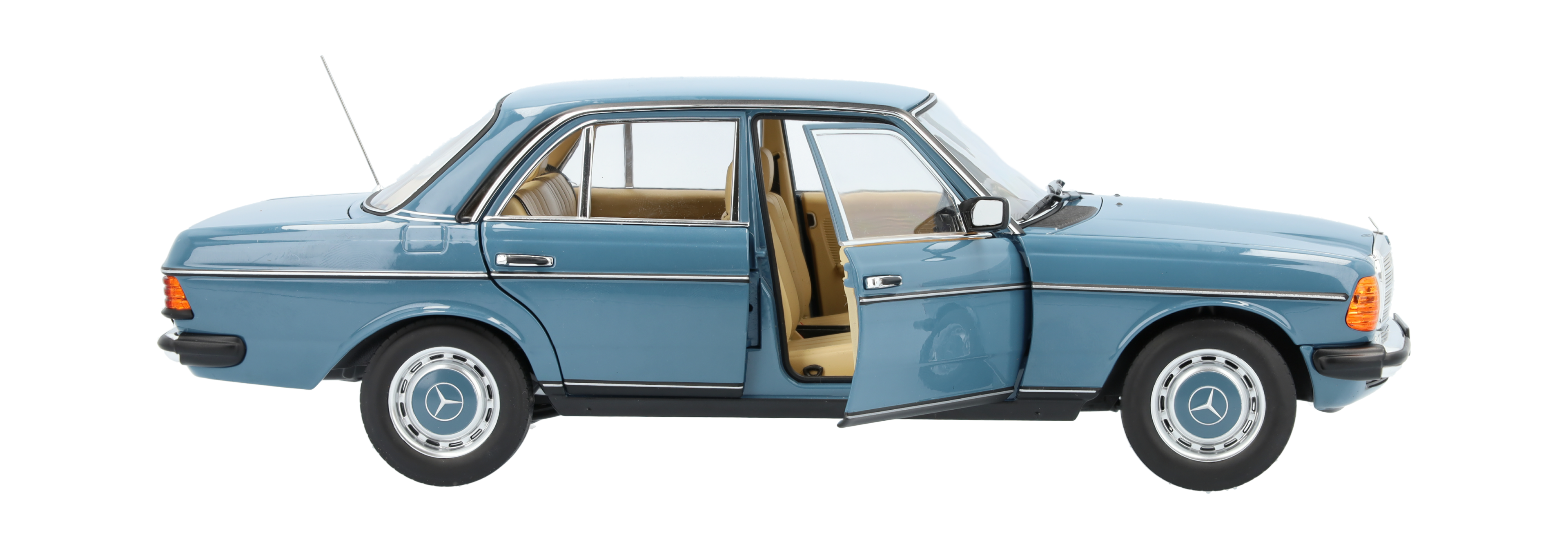 200 W123 (1980-1985) - blue, Norev, 1:18