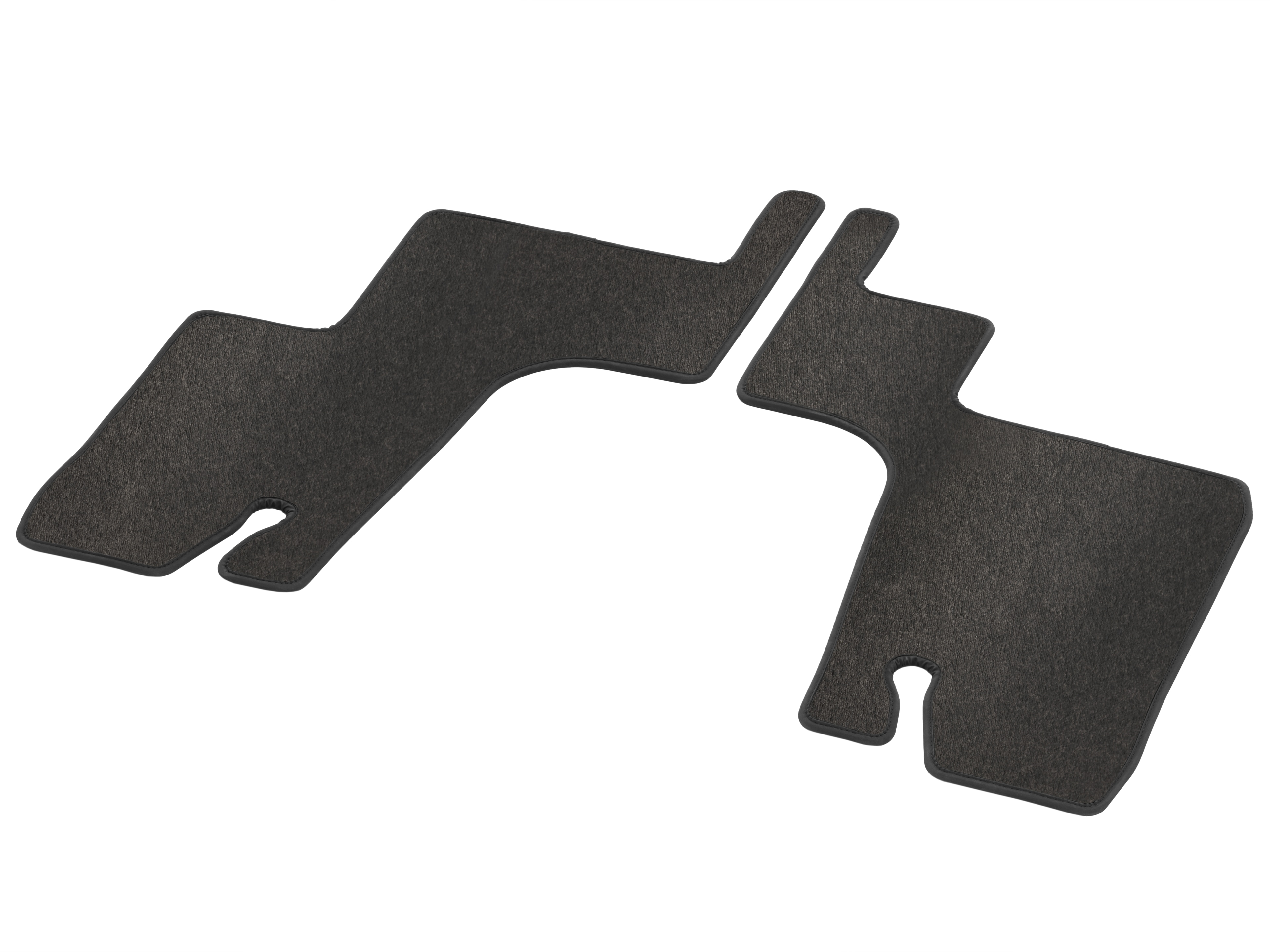 Velour floor mats CLASSIC, 3rd row of seats, Set of 2 - LHD/RHD, basalt grey