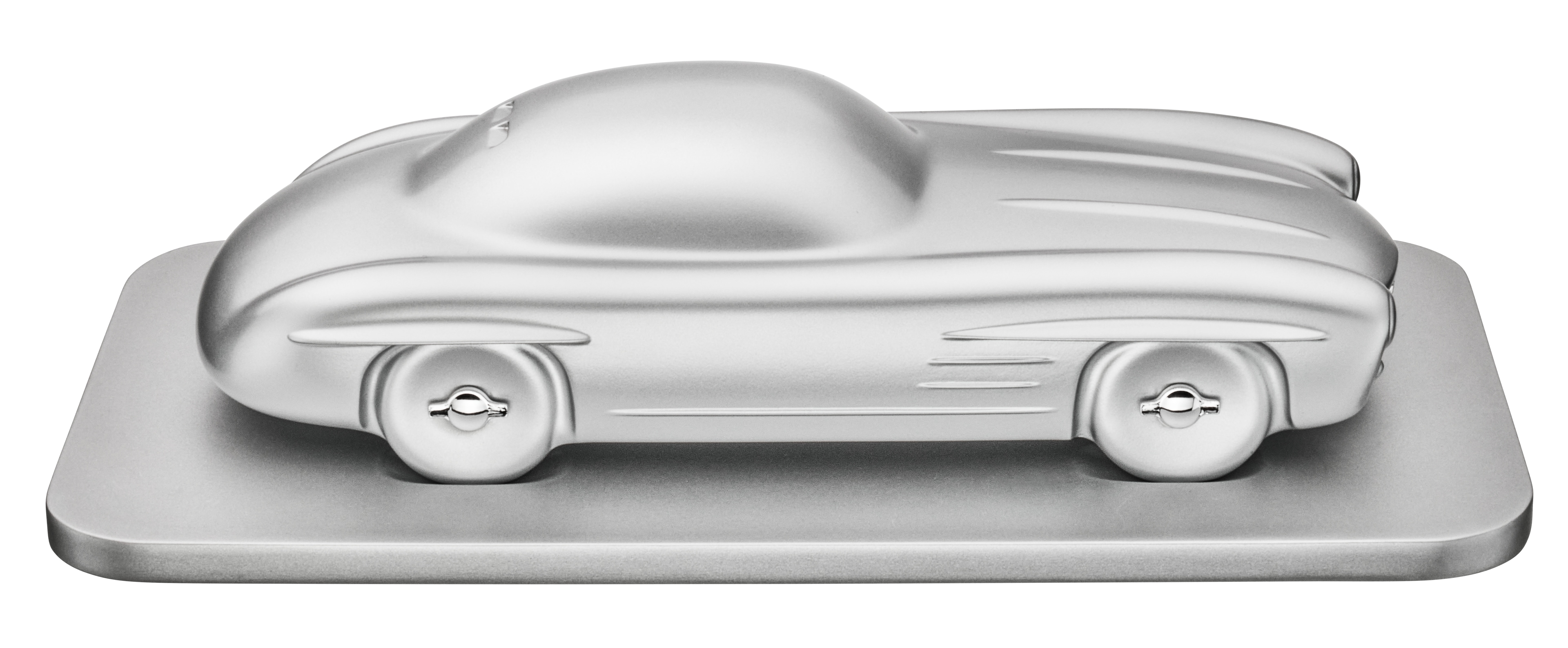 300 SL Coupe W 198 II sculpture (1957-1963) - silver-coloured, Minichamps, 1:18
