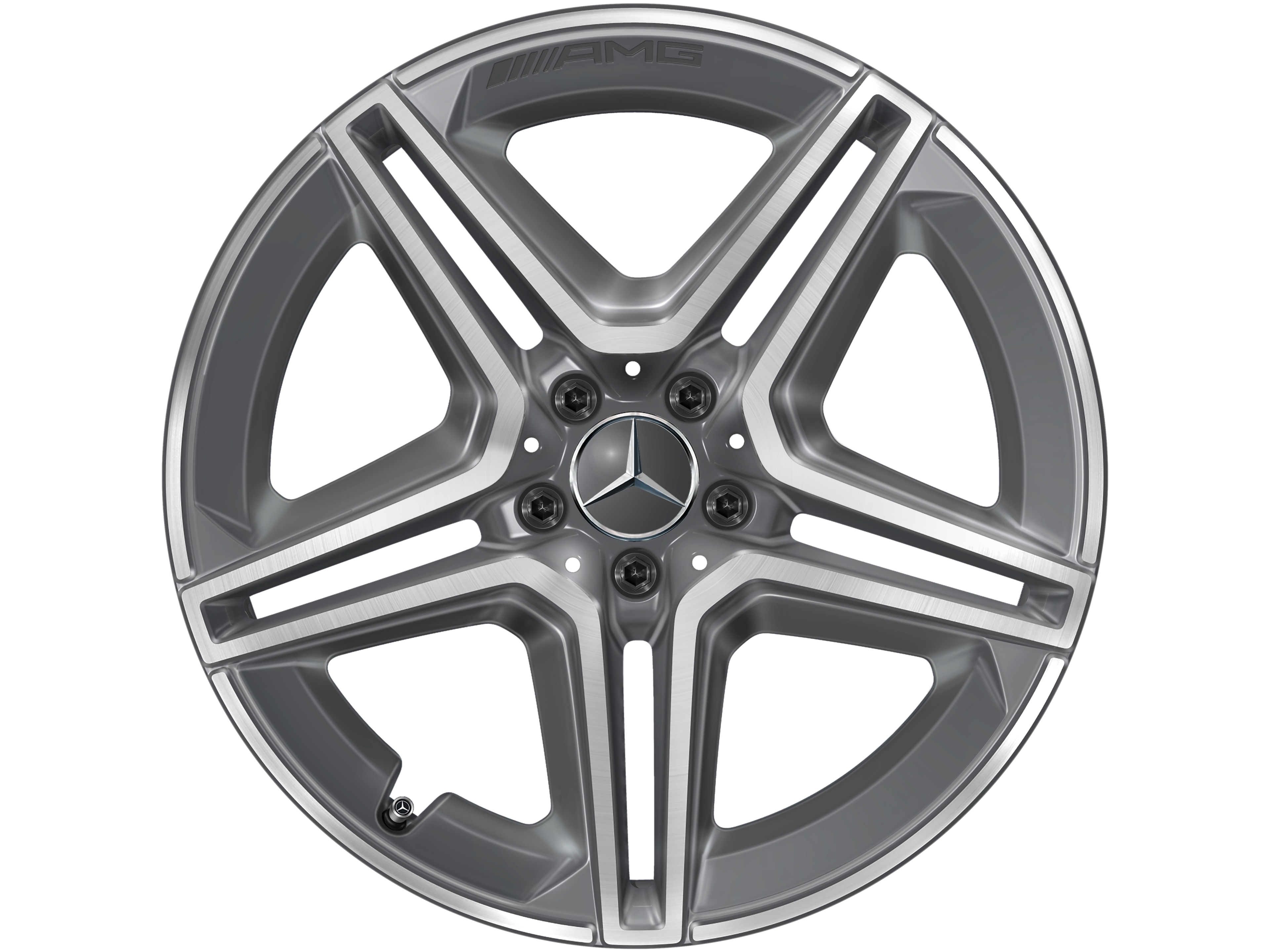 AMG 5-twin-spoke wheel, 50.8 cm (20-inch) - 9 J x 20 ET 44, tremolite metallic, high-sheen