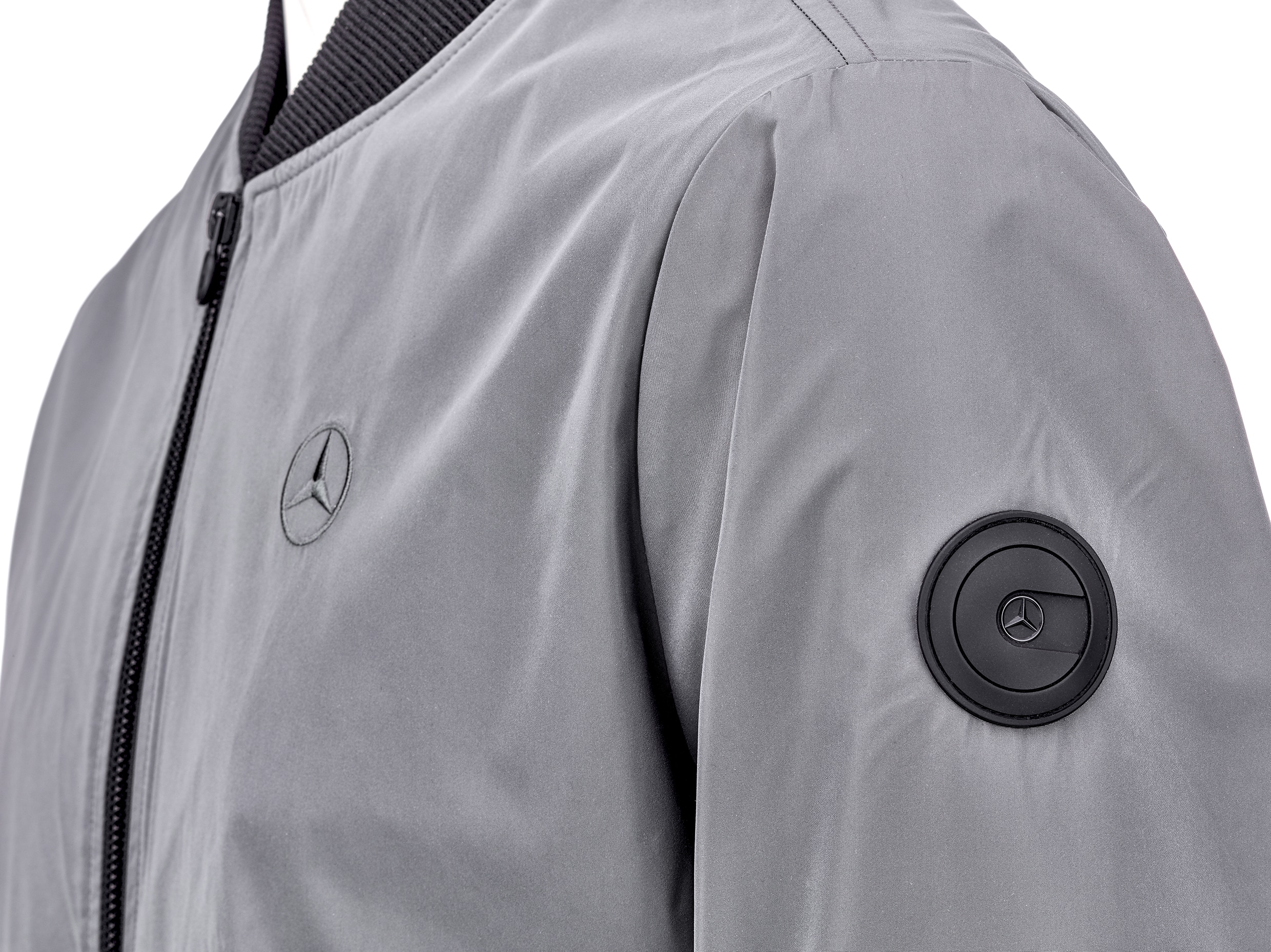 Men's bomber jacket, G-Class - titanium grey, XL