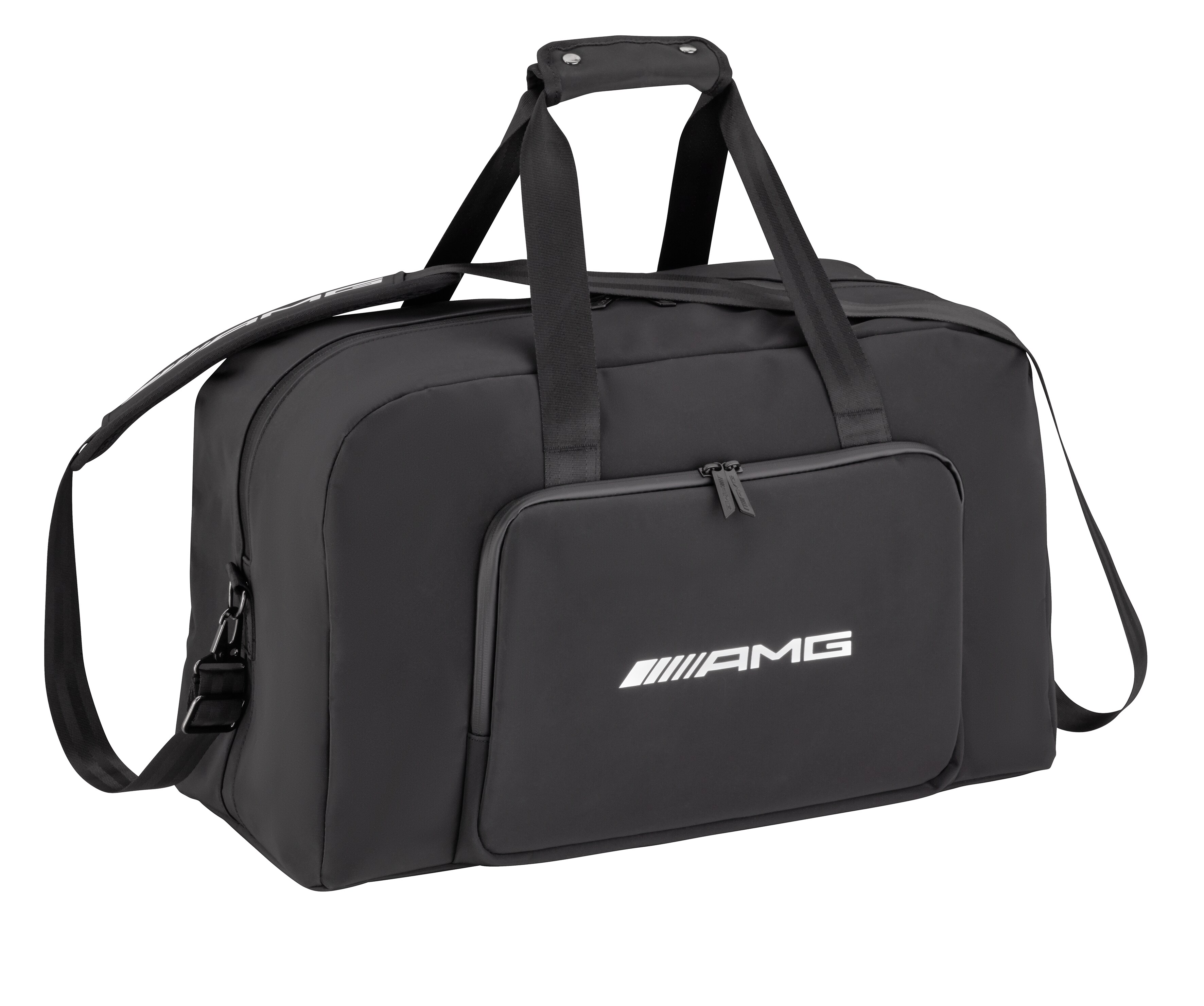 AMG weekend bag - black, PVC / Polyester / Polyester