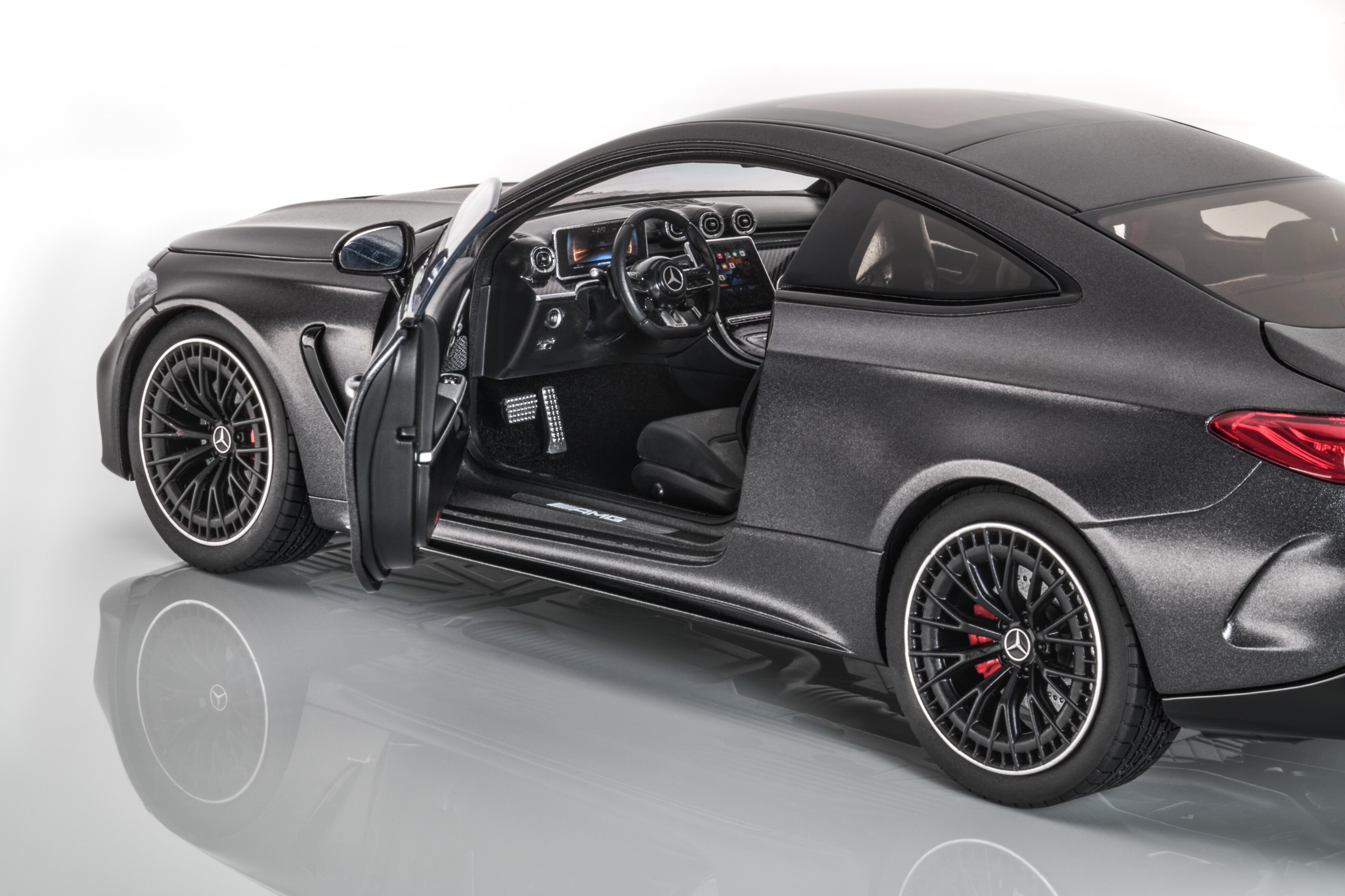 Mercedes-AMG CLE 53, Coupé, 4MATIC+, C236 - MANUFAKTUR graphite grey magno, NZG, 1:18