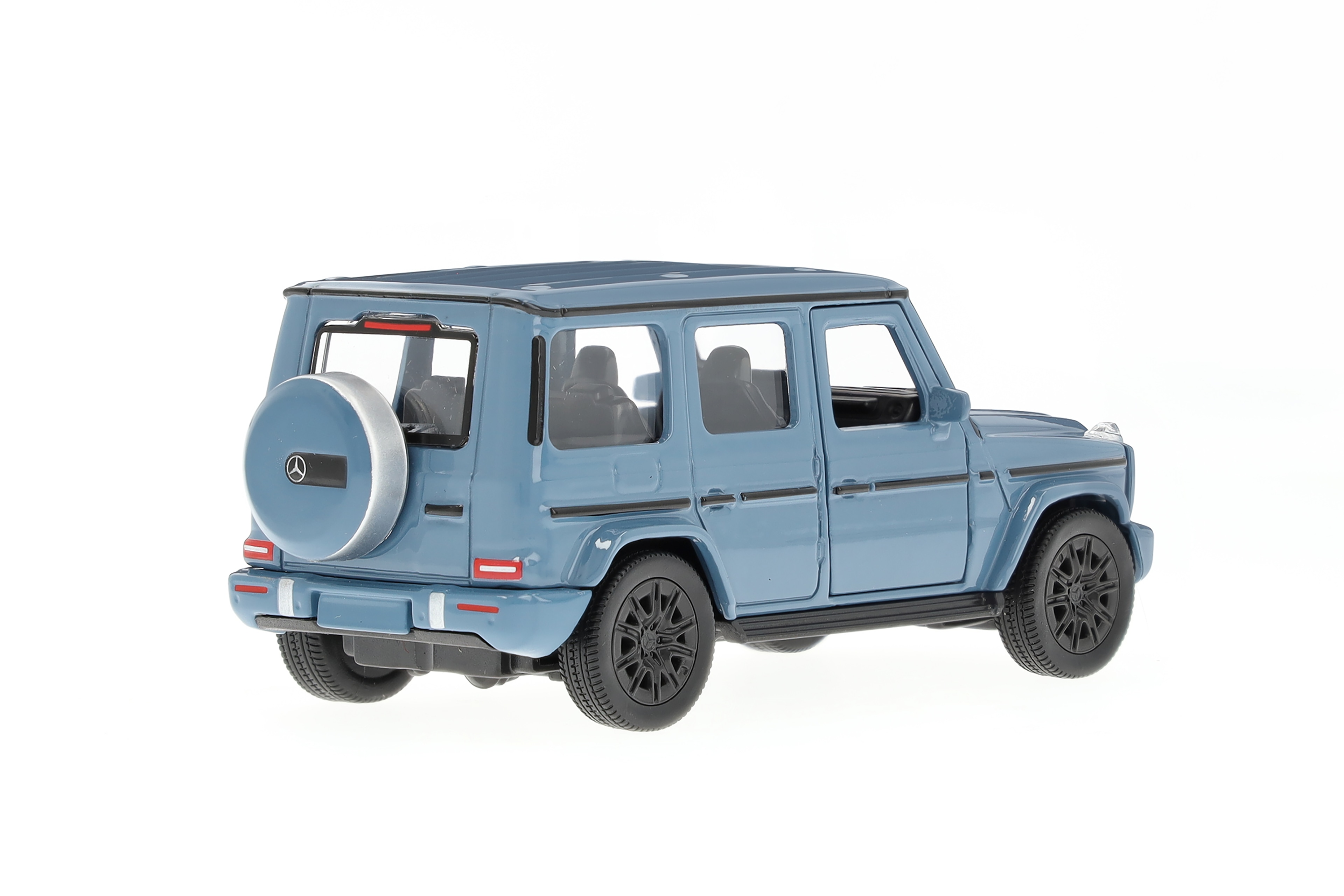 G-Class, Cross-Country Vehicle, W465, Pullback - MANUFAKTUR vintage blue non-metallic, Heinrich Bauer, 1:43