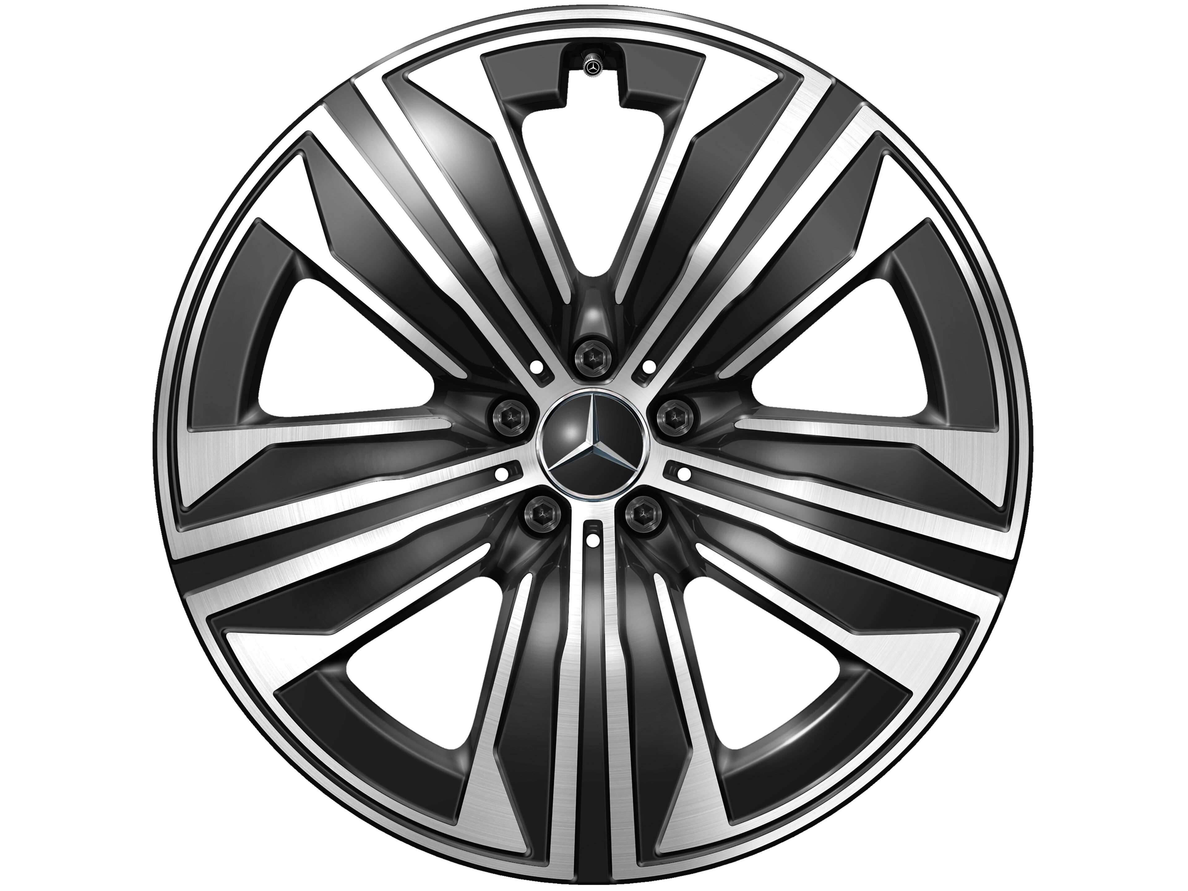 5-spoke wheel, Aero, 53.3 cm (21-inch), High-sheen finish - 9,5 J x 21 ET 30,1, black, high-sheen